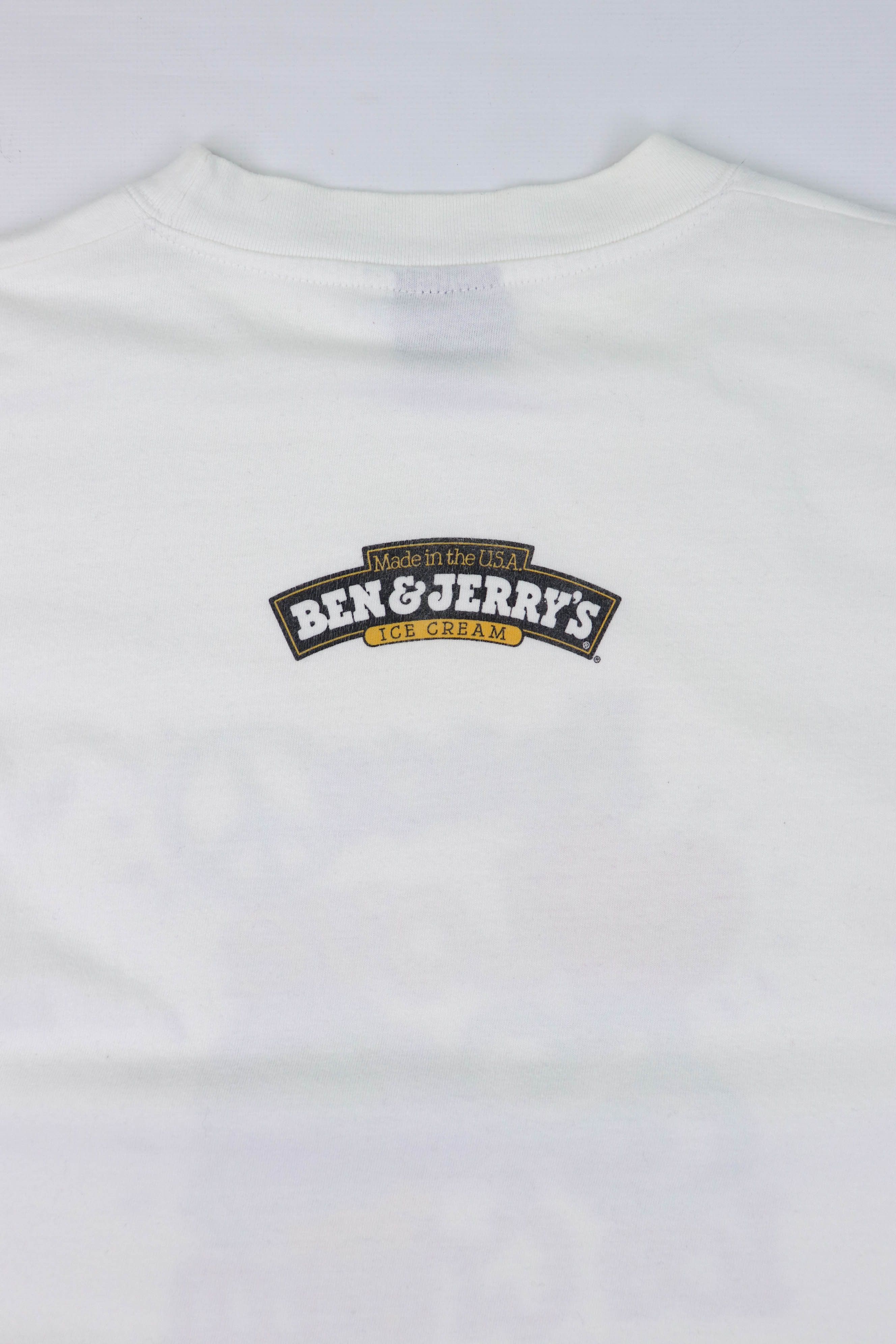 Vintage Vintage Ben & Jerry's USA Made Peace Love Ice Cream T-shirt Size US M / EU 48-50 / 2 - 6 Thumbnail