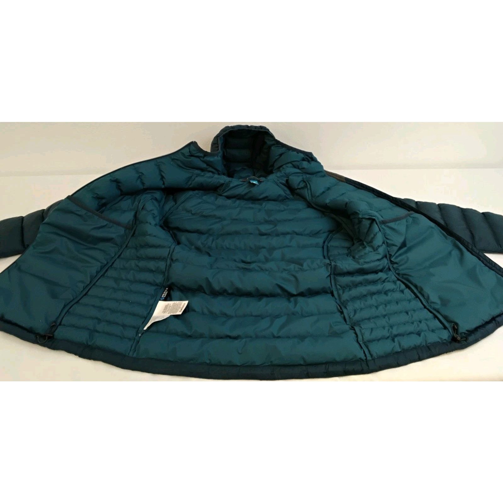 Eddie Bauer Eddie Bauer Down Jacket Women's L Blue Hooded Full Zip Size L / US 10 / IT 46 - 9 Thumbnail