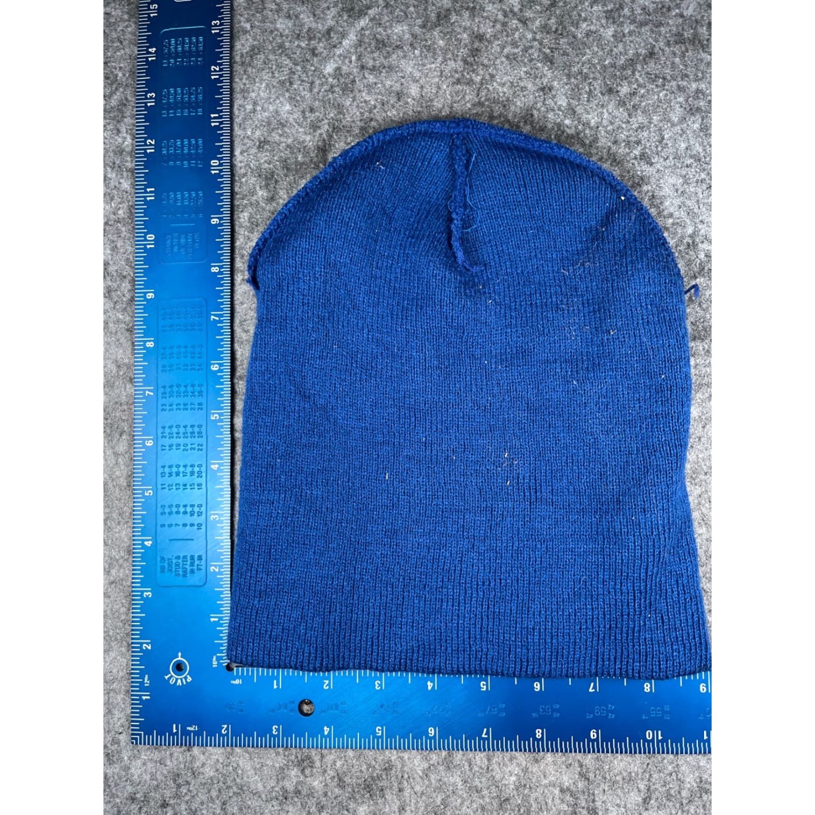 Vintage Crossland Beanie Toque Hat Adult Blue 100% Acrylic Knit Wool/Casual Outdoor Winter Size ONE SIZE - 6 Thumbnail