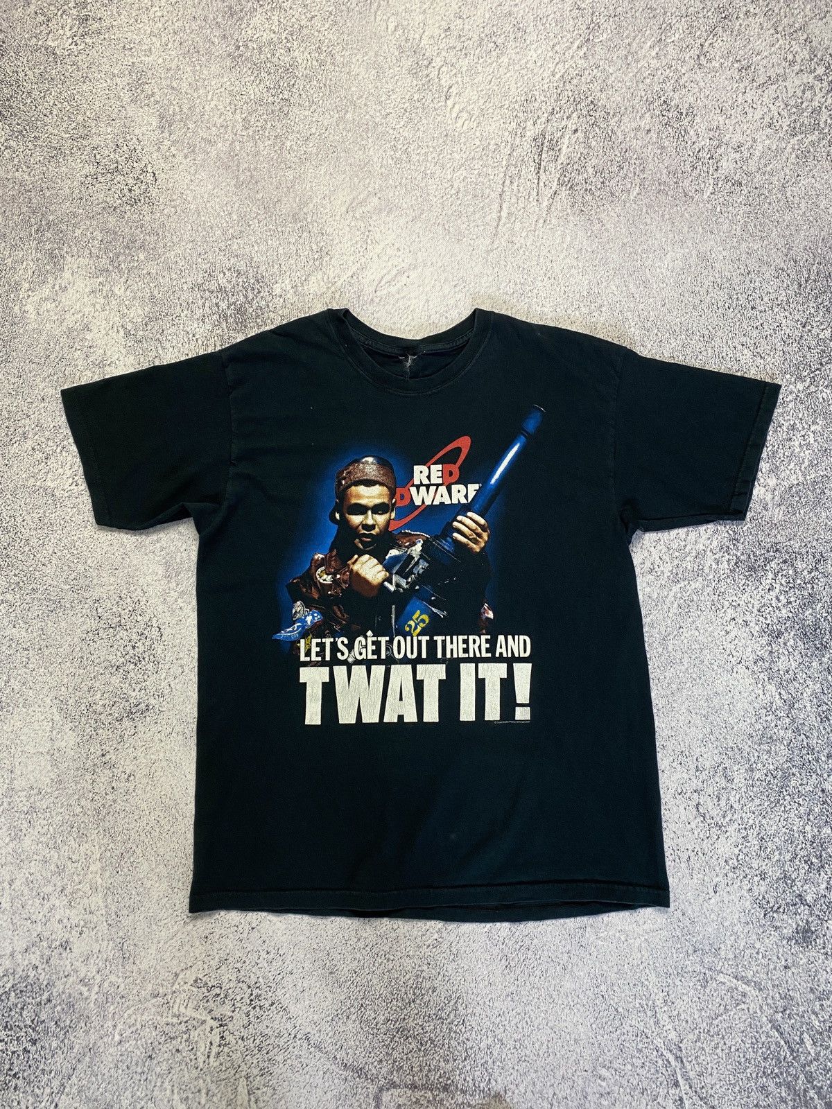 Vintage Red Dwarf 2006 Washed Movie T-shirt 