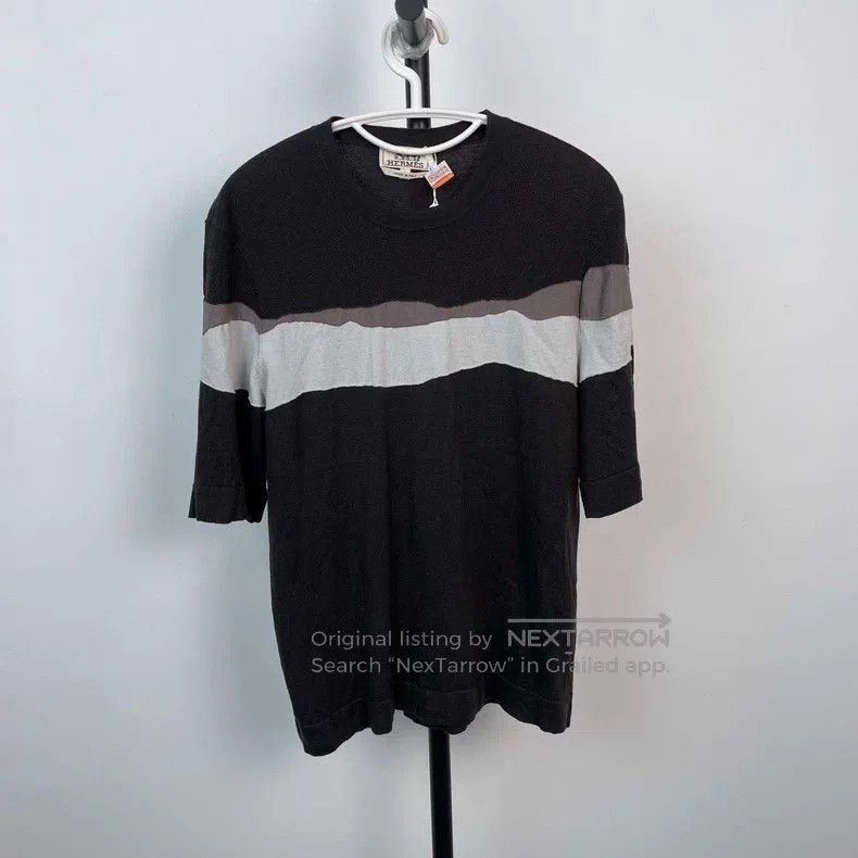 Hermes Hermes Classic Patchwork Cashmere Short Sleeve Size US S / EU 44-46 / 1 - 1 Thumbnail