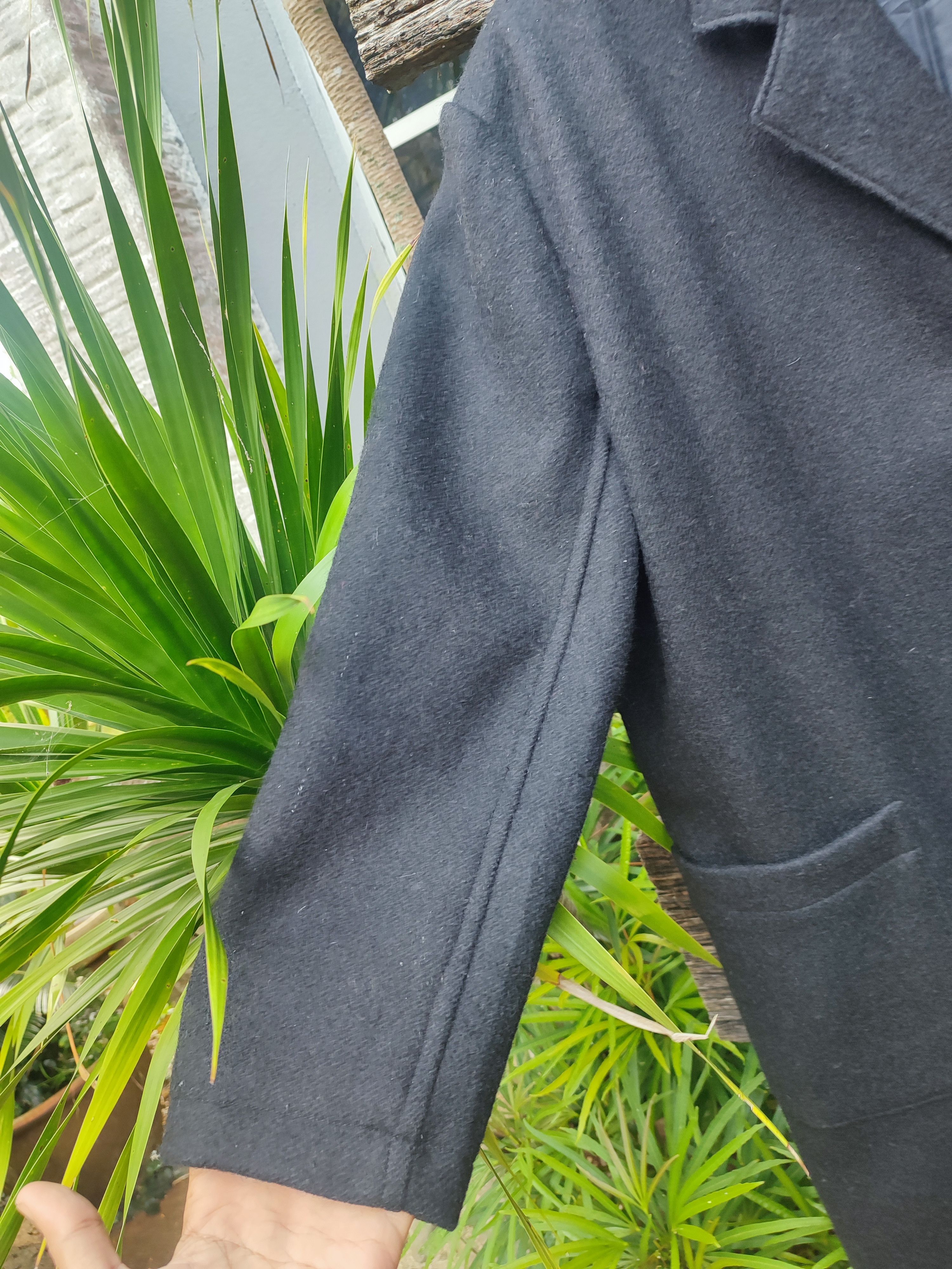 Yohji Yamamoto Y’s by Yohji Yamamoto Charcoal Wool Oversized Overcoat Size US XL / EU 56 / 4 - 9 Thumbnail