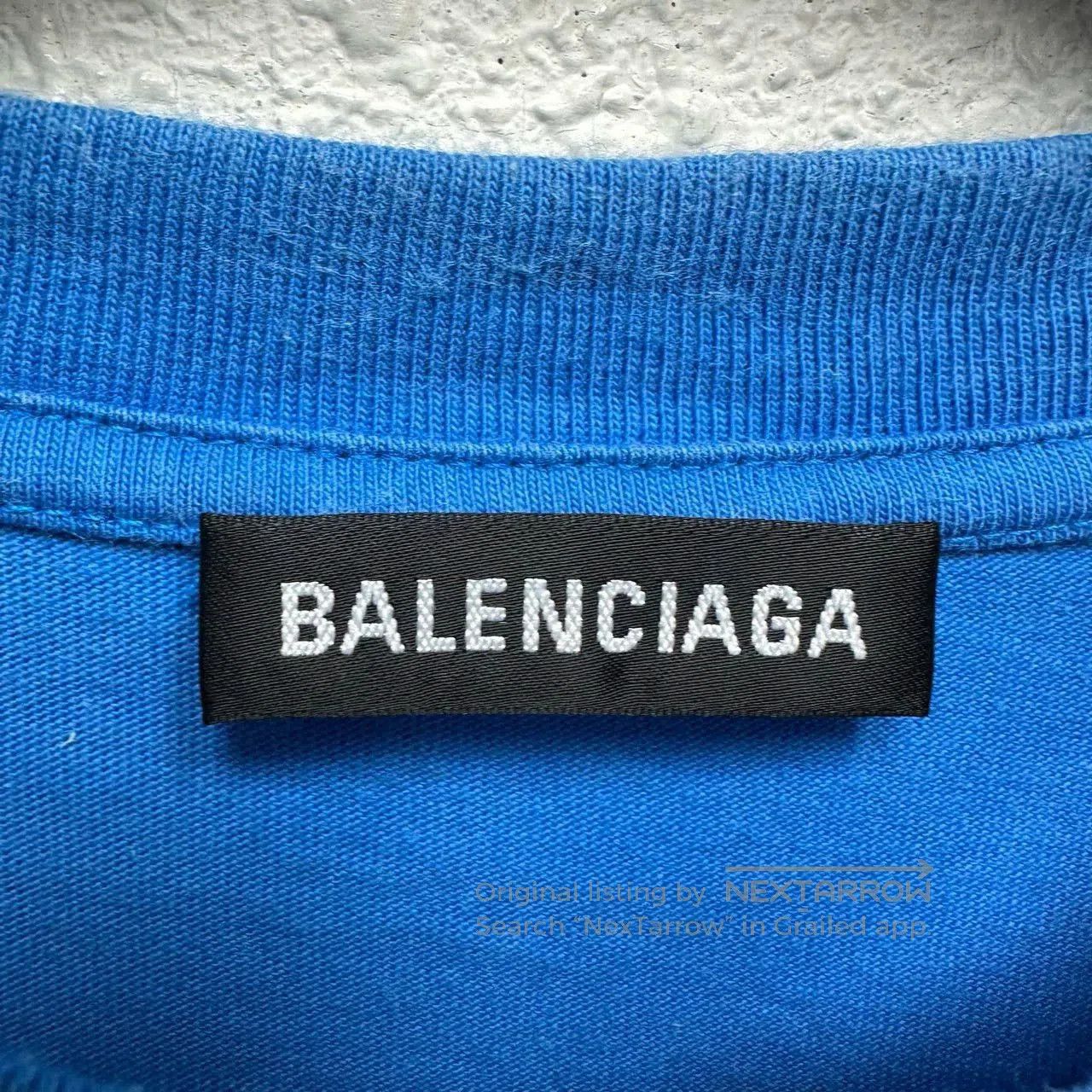 Balenciaga blue balenciaga logo oversized t. Size US S / EU 44-46 / 1 - 3 Thumbnail