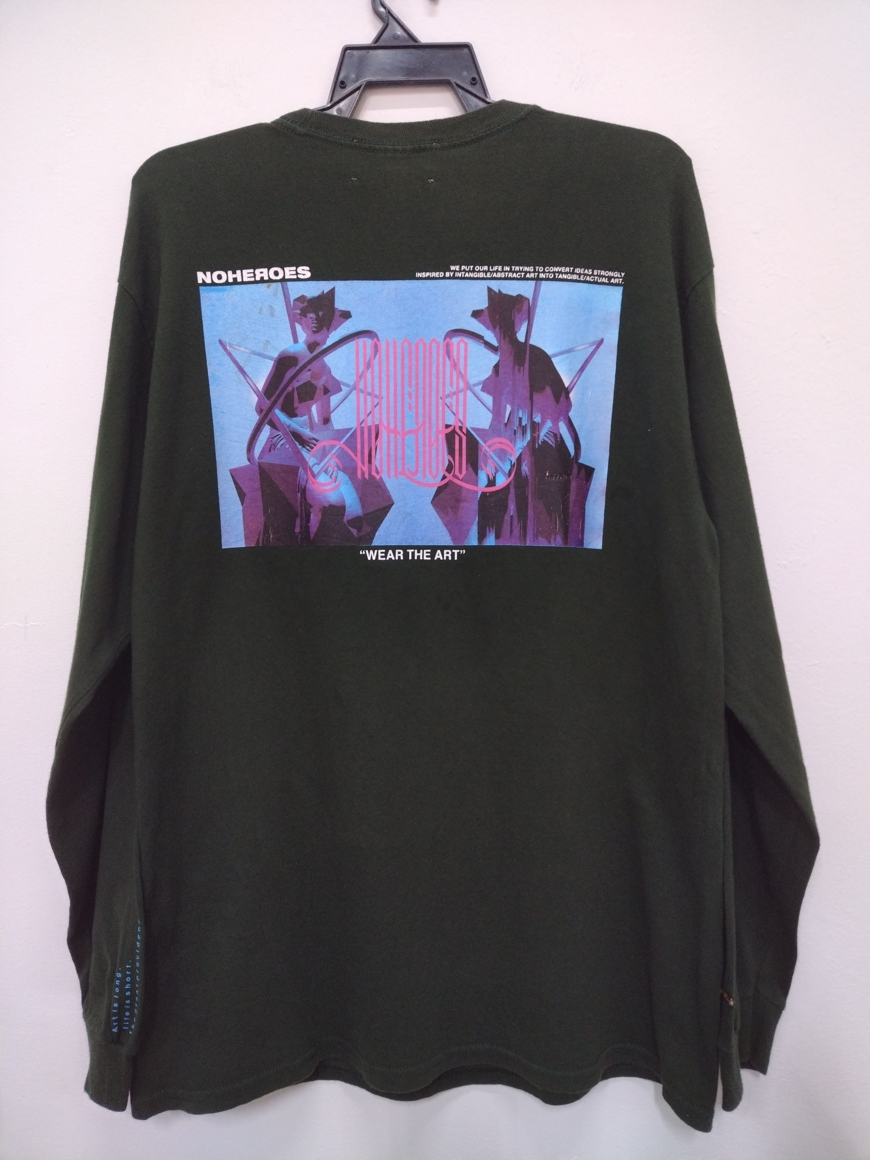 Anime × Art Comes First Awesome big print anime image Noheroes from underground L/S Size US M / EU 48-50 / 2 - 1 Thumbnail