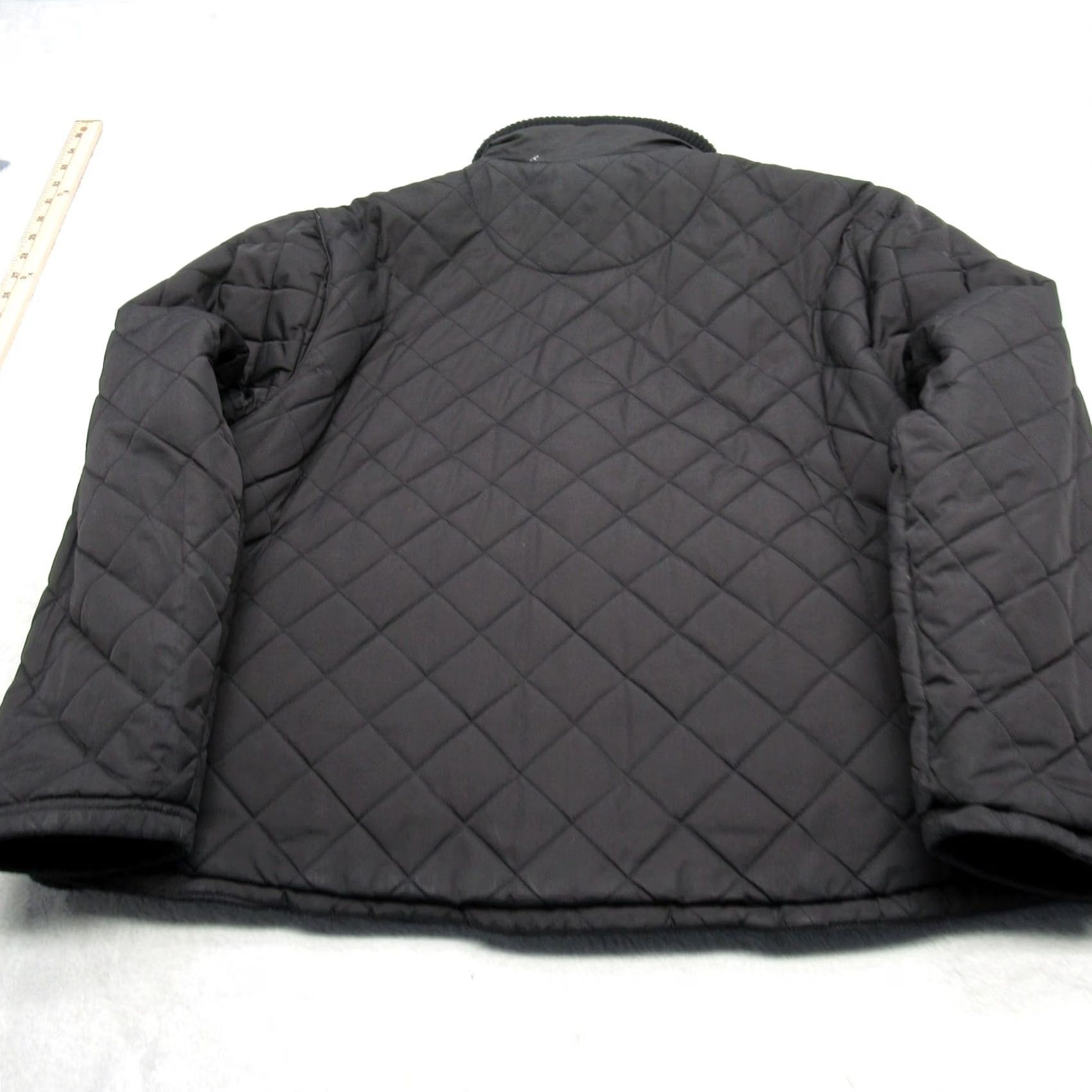 Vintage Woolrich Jacket Womens XL Black Wool Blend Full Zip Quilted Reversible Puff Size XL / US 12-14 / IT 48-50 - 3 Thumbnail