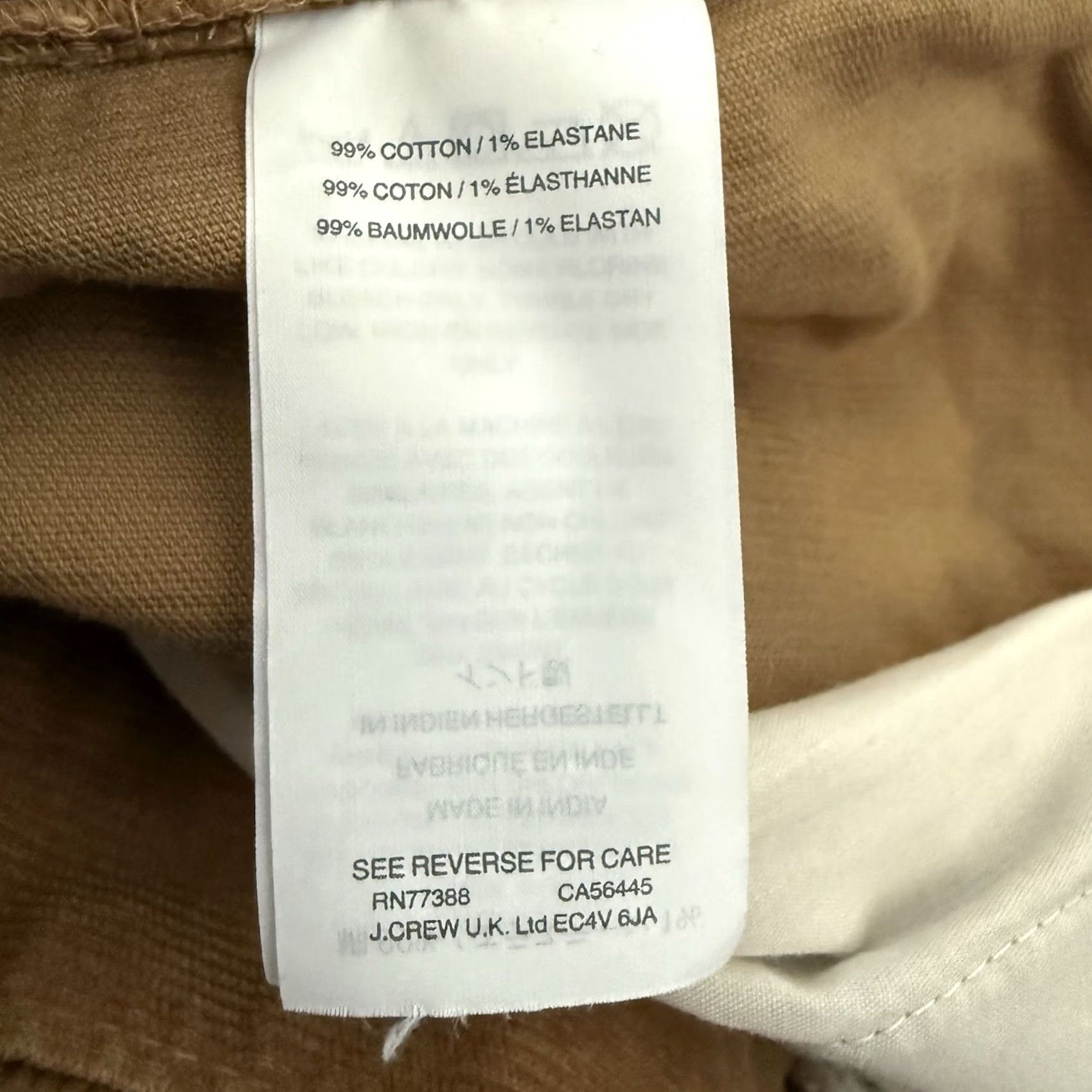 J.Crew J.CREW Mercantile Pants Mens Rust Corduroy 36x30 5-Pocket Flex Straight Fit Brown Casual Workwear Size US 36 / EU 52 - 6 Thumbnail