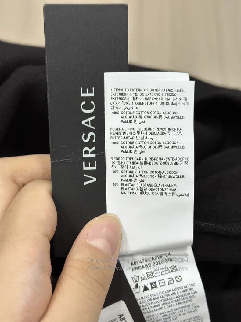 Other Versace Black hooded casual sweatshirt Size US XXL / EU 58 / 5 - 6 Thumbnail