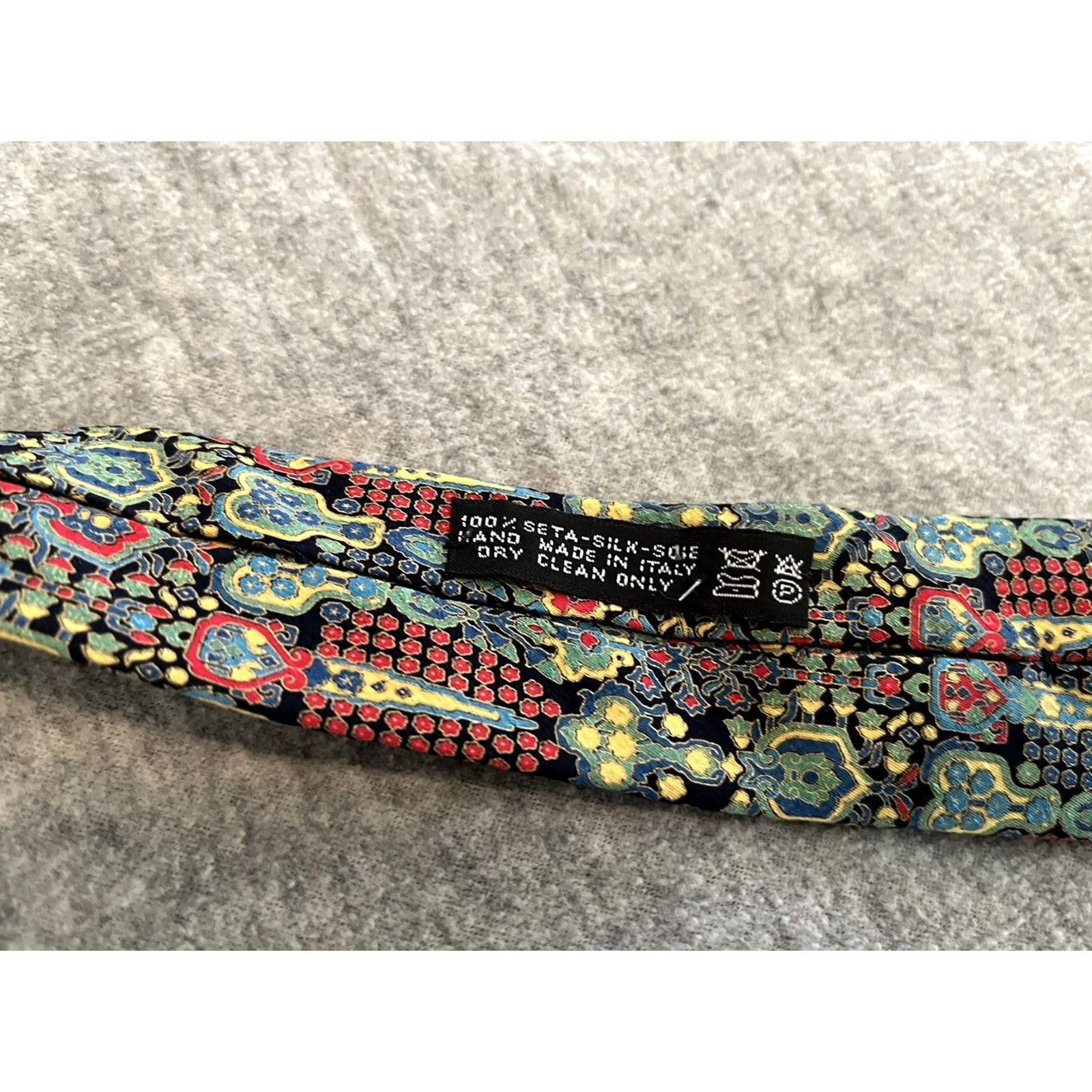 Brioni Brioni Silk Tie Floral Made in Italy Multicolor 59 inches Men Tie Size ONE SIZE - 4 Thumbnail