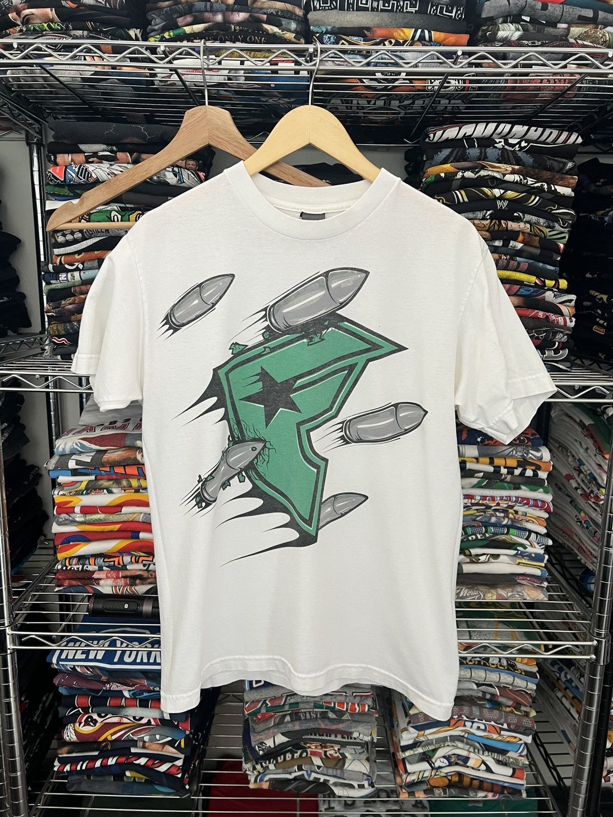Famous Stars And Straps 2000s Famous Bullets Skate Tee Y2K Size US M / EU 48-50 / 2 - 1 Thumbnail