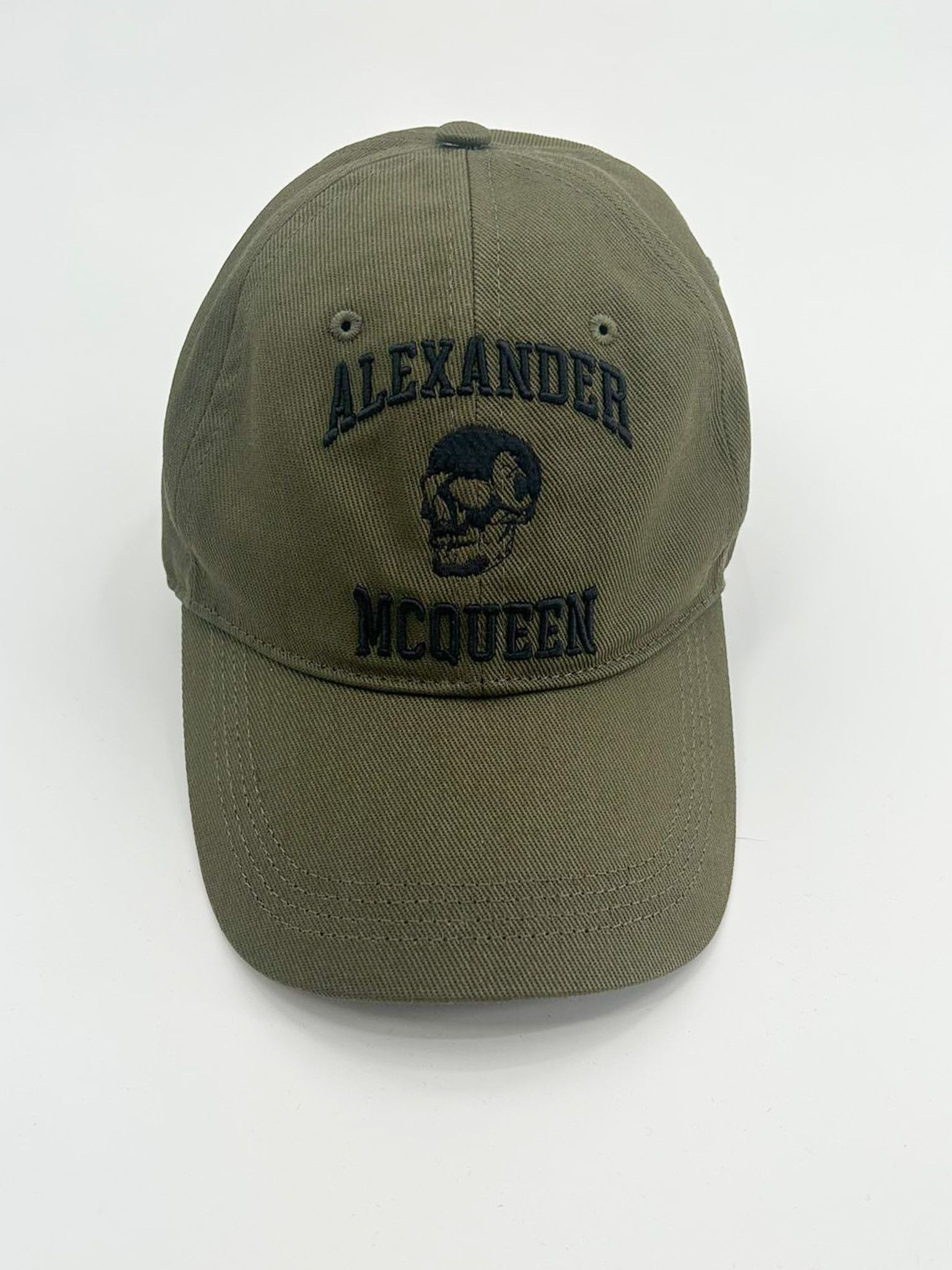 Alexander McQueen Embroidered Skull Baseball Cap size M