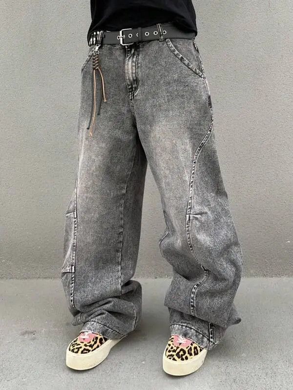 Japanese Brand Fukada x Kino Faded Baggy Denim Jeans Loose fit Size US 32 / EU 48 - 5 Thumbnail