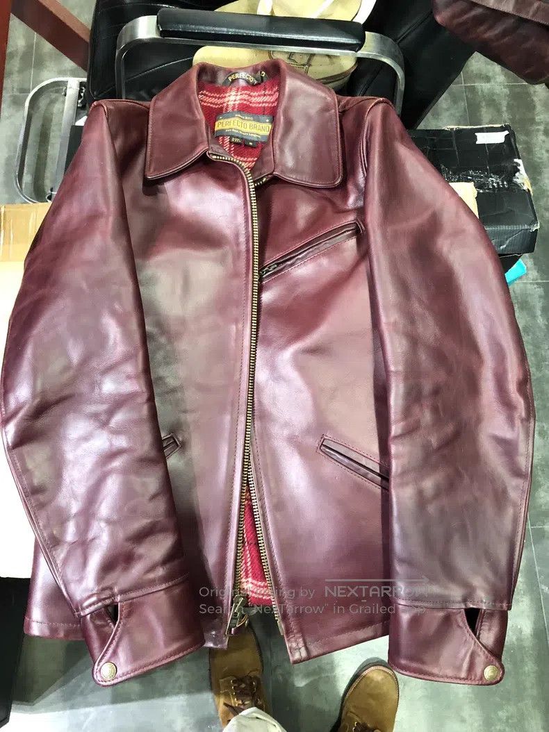 Schott Schott Xiaguang leather jacket Size US S / EU 44-46 / 1 - 1 Thumbnail