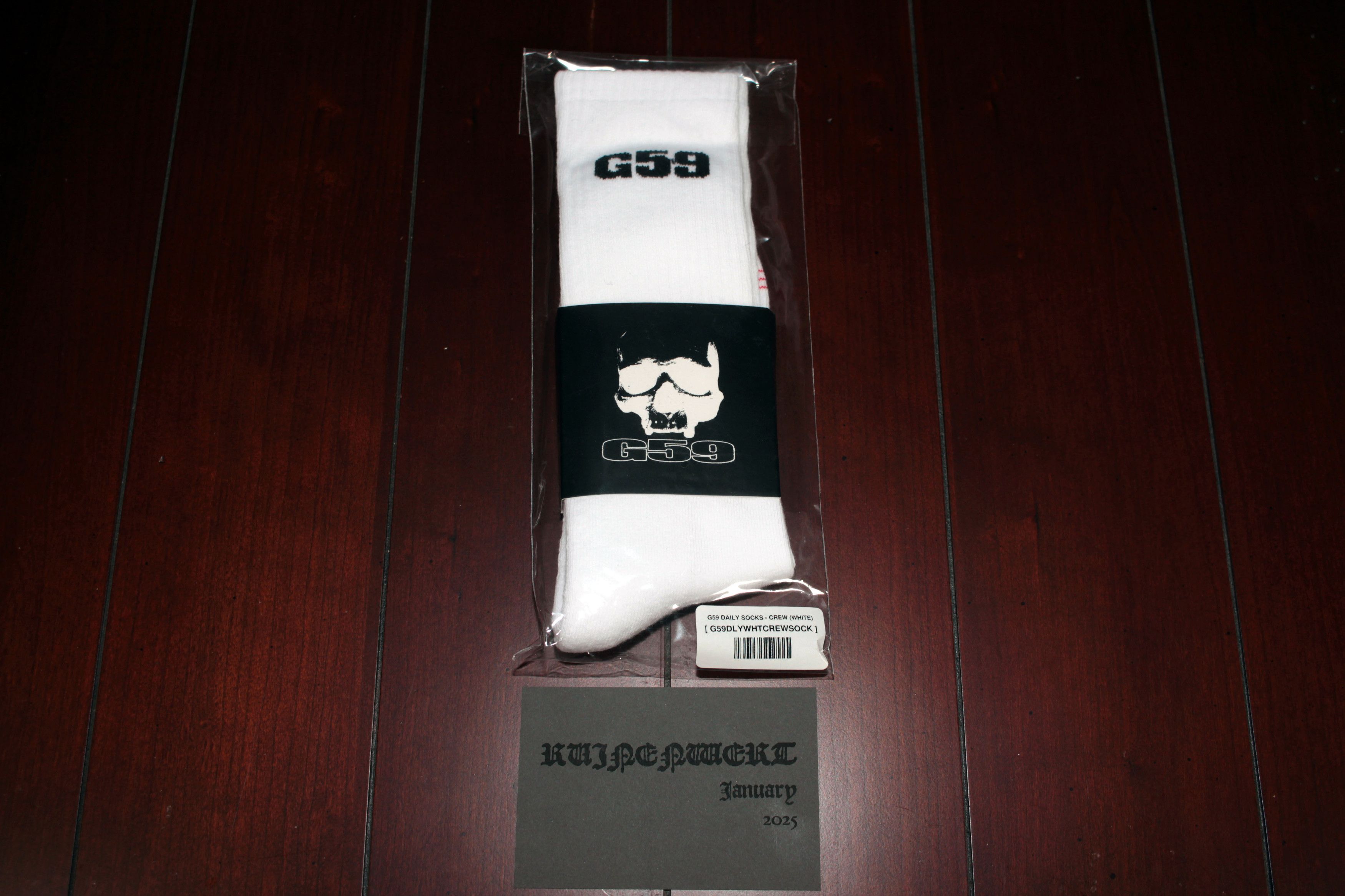 G59 Records G59 RECORDS / $UICIDEBOY$ - G59 LOGO Crew Socks Size ONE SIZE - 9 Thumbnail