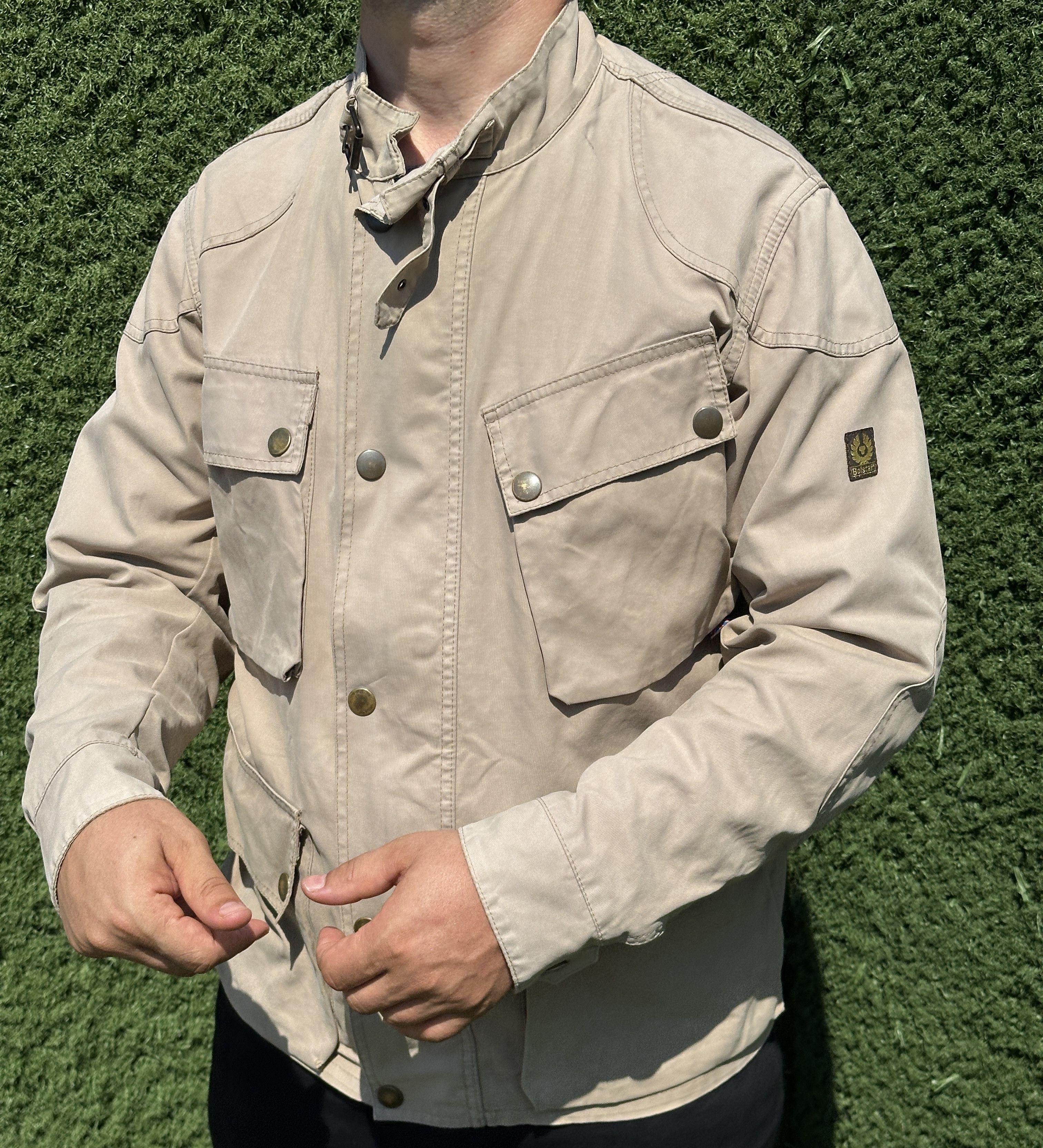 Belstaff Belstaff Wax Rider Motorcycle Motorcycle Bike Beige Size M Size US M / EU 48-50 / 2 - 10 Thumbnail