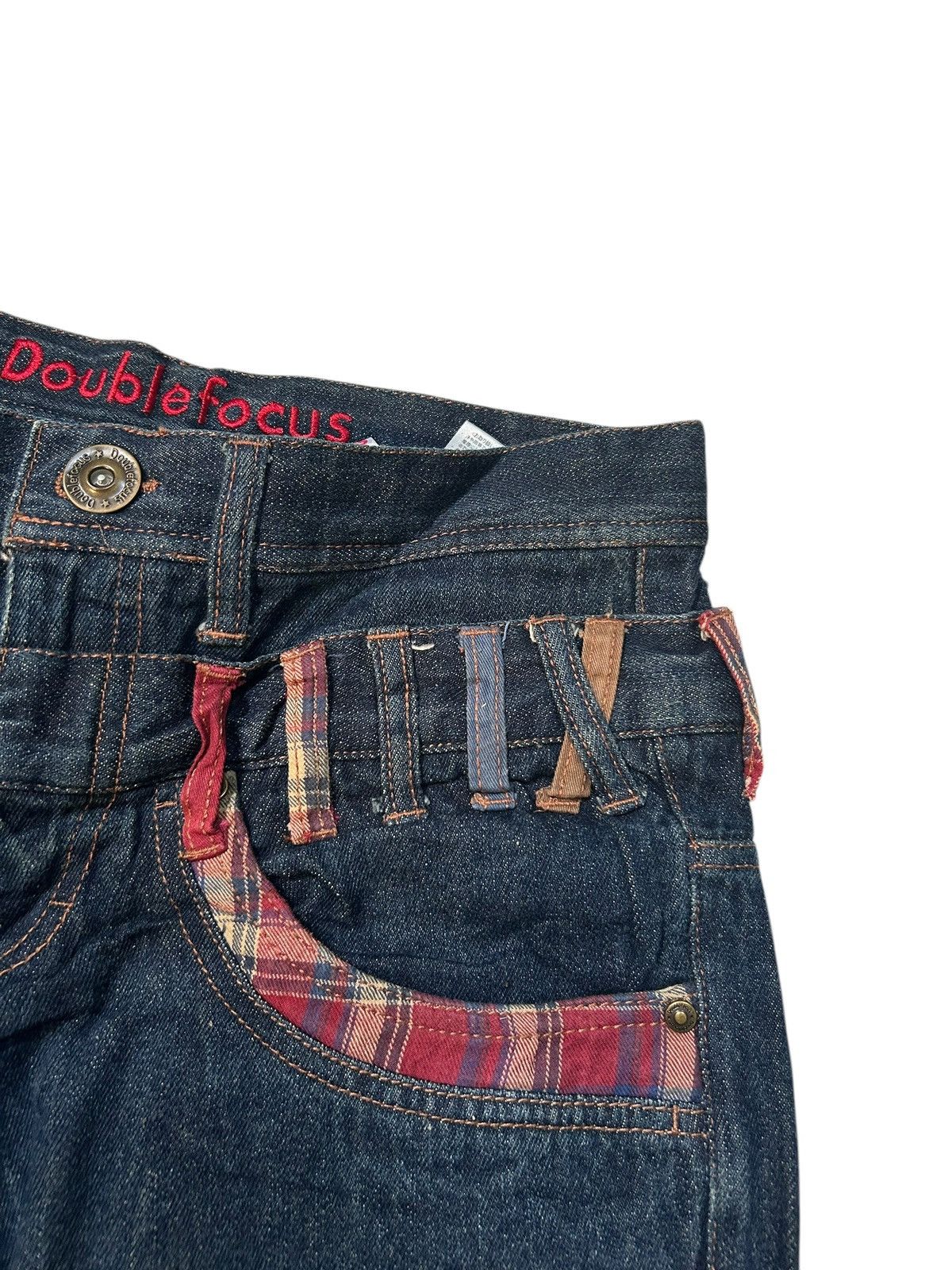 Japanese Brand × Kapital × Vintage Double Waist Doublefocus Japanese Punk Denim Jeans Size US 30 / EU 46 - 4 Thumbnail