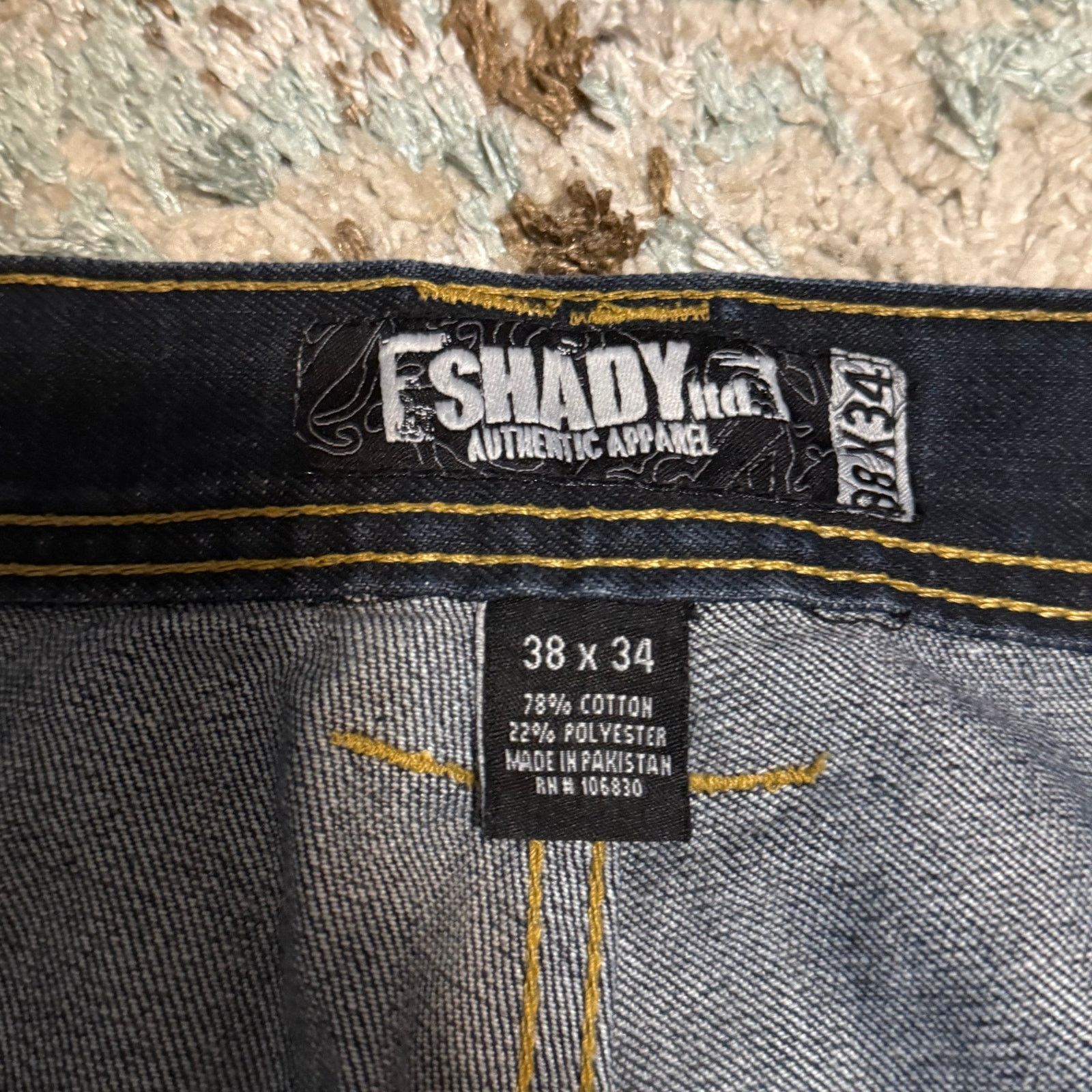 Shady Ltd Shady LTD Baggy Jeans 38x34 Eminem Hockey Jason Mask Y2K Size US 38 / EU 54 - 7 Thumbnail
