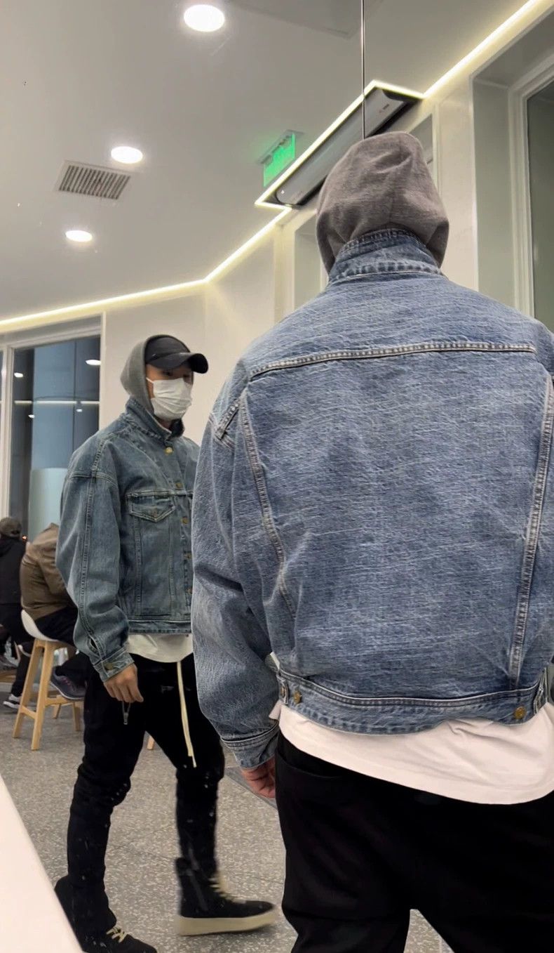 Versace Versace Season 5 Denim with a hood Size US L / EU 52-54 / 3 - 3 Thumbnail