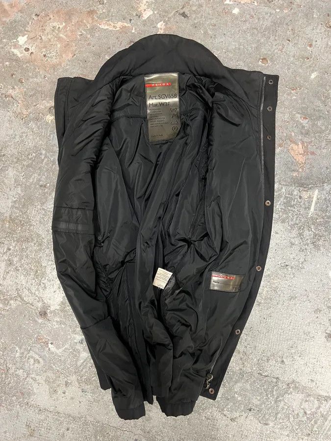 Prada AW2006 Prada Black Padded Linea Rossa Jacket Size US M / EU 48-50 / 2 - 9 Thumbnail