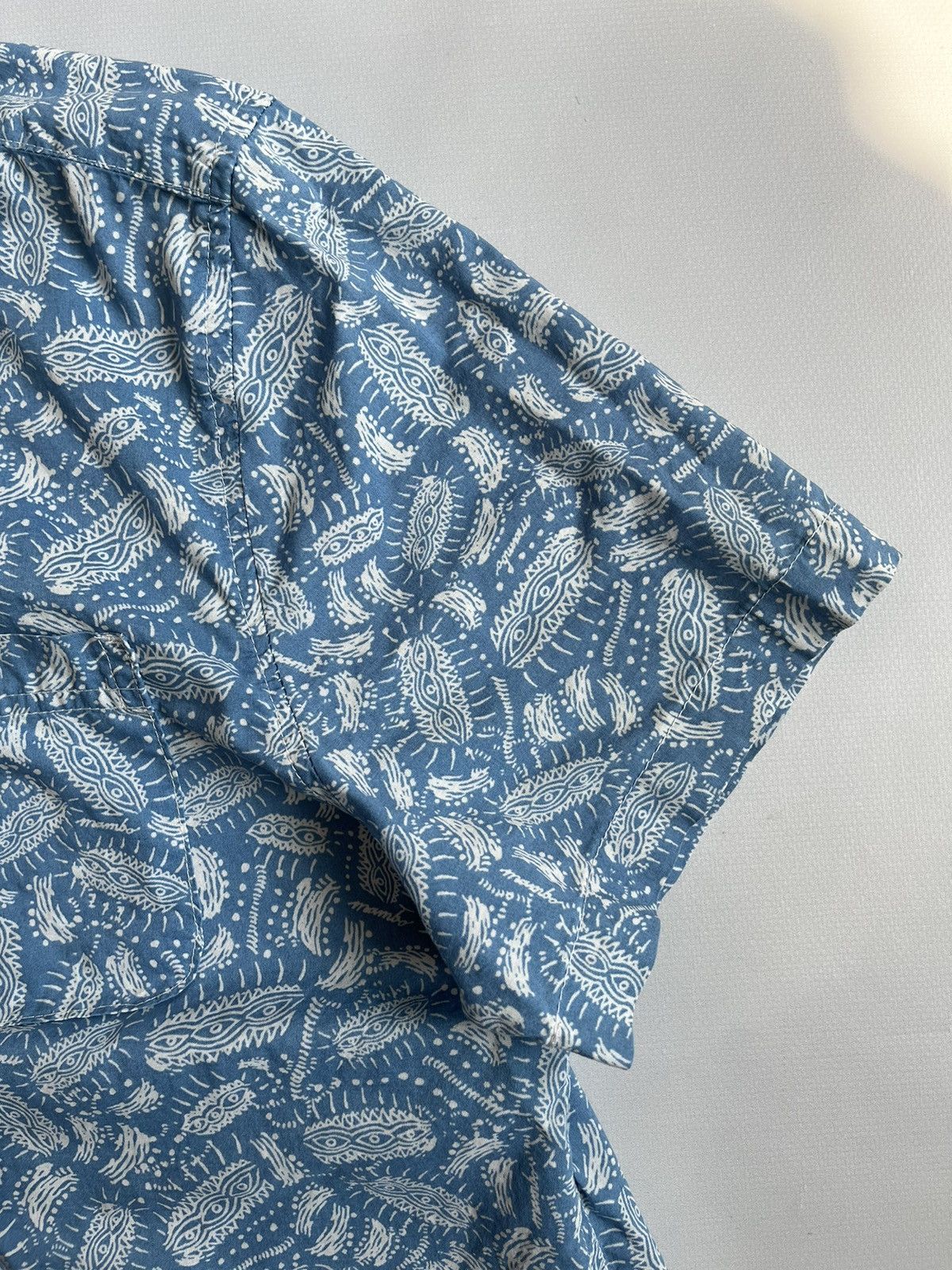 Mambo MAMBO Australia Men Blue Hawaiian Printed Button Up Shirt Size US L / EU 52-54 / 3 - 8 Thumbnail
