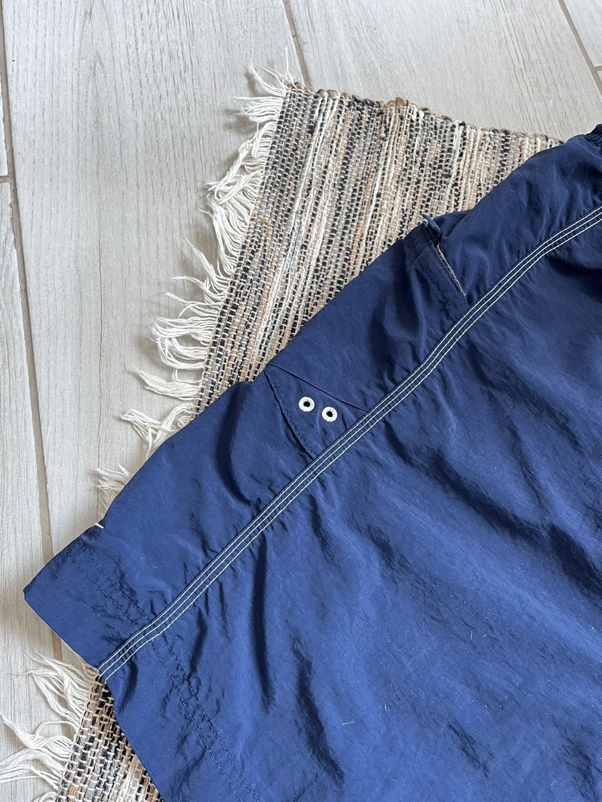 Nike × Vintage Vintage Nike Shorts sportswear blue white size L Size US 34 / EU 50 - 8 Thumbnail