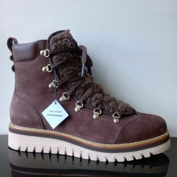 Cole Haan Women's ZeroGrand Lodge Faux Fur Waterproof Boot