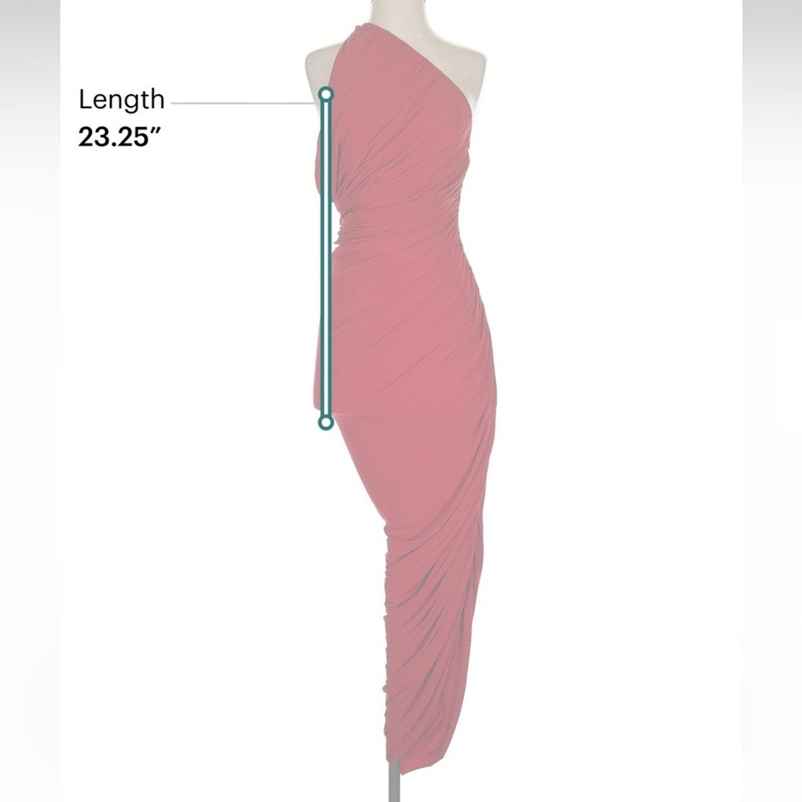 Norma Kamali Norma Kamali Diane Gown - Size XS - Red Ruched One-Shoulder Size XS / US 0-2 / IT 36-38 - 9 Thumbnail
