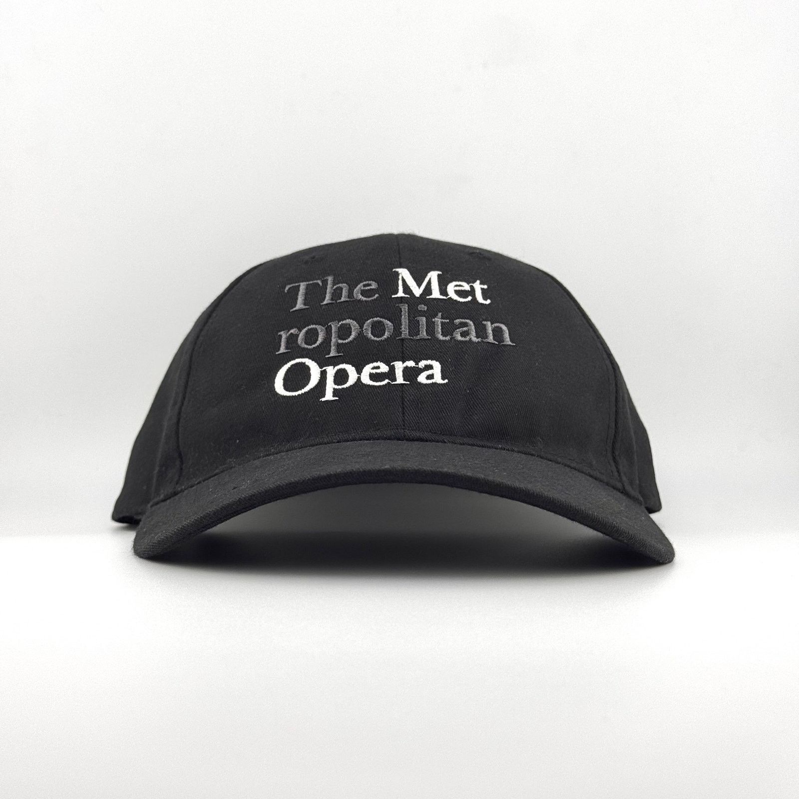Other The Met Metropolitan Opera Hat Black Embroidered Fersten Cap Size ONE SIZE - 1 Thumbnail