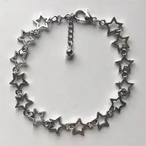 Jewelry Silver Star Bracelet, Men's