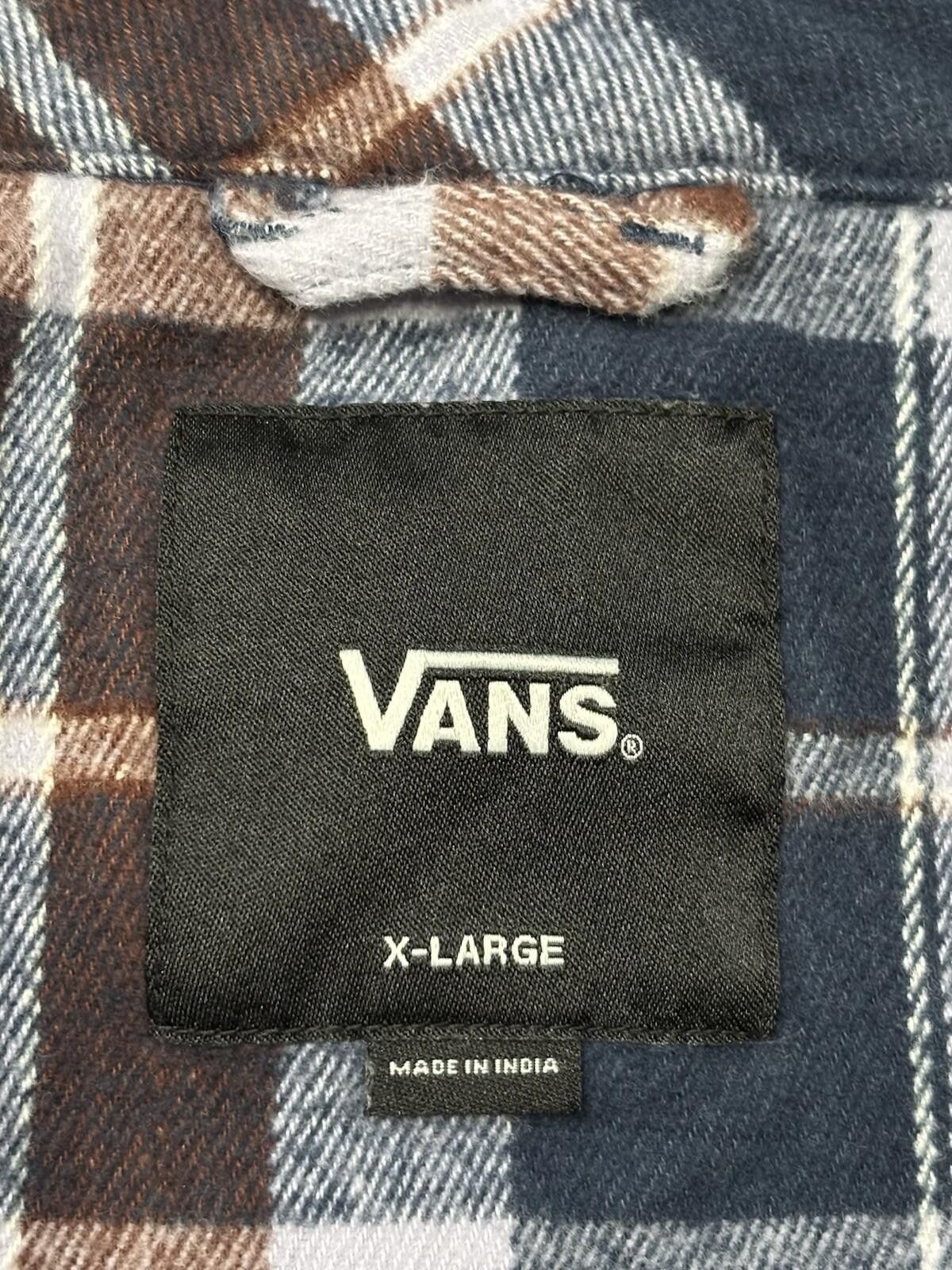 Vans Vans Shacket Men XL Flannel Thick Pocket Cotton Shirt Jacket Size US XL / EU 56 / 4 - 2 Thumbnail