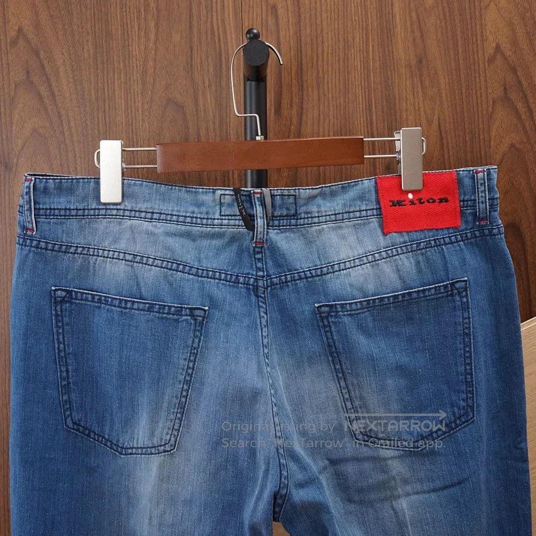 Kiton Kiton Slim Fit Denim Pants. Size US 40 / EU 56 - 4 Thumbnail