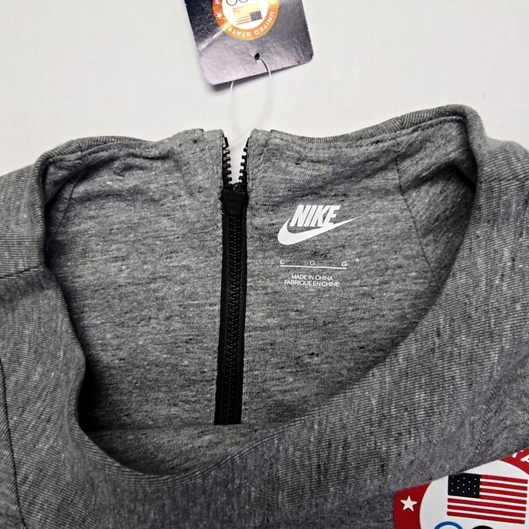 Nike Nike Olympic Team Shirt Gray Short Sleeve L Tech Fleece Size L / US 10 / IT 46 - 7 Thumbnail