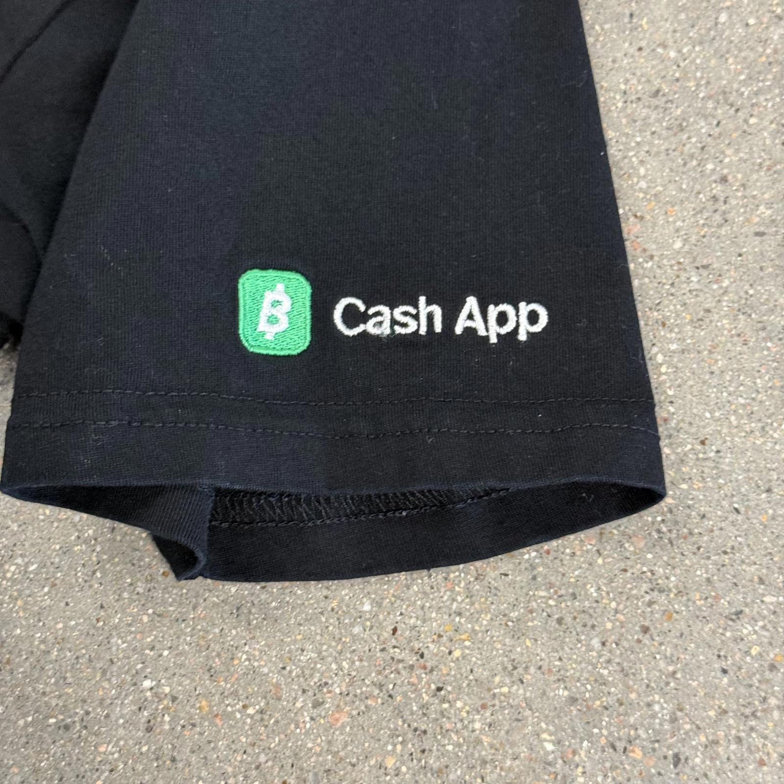 Ultra Rare Bitcoin x Cash App Emroidered Promo Tee HODL L