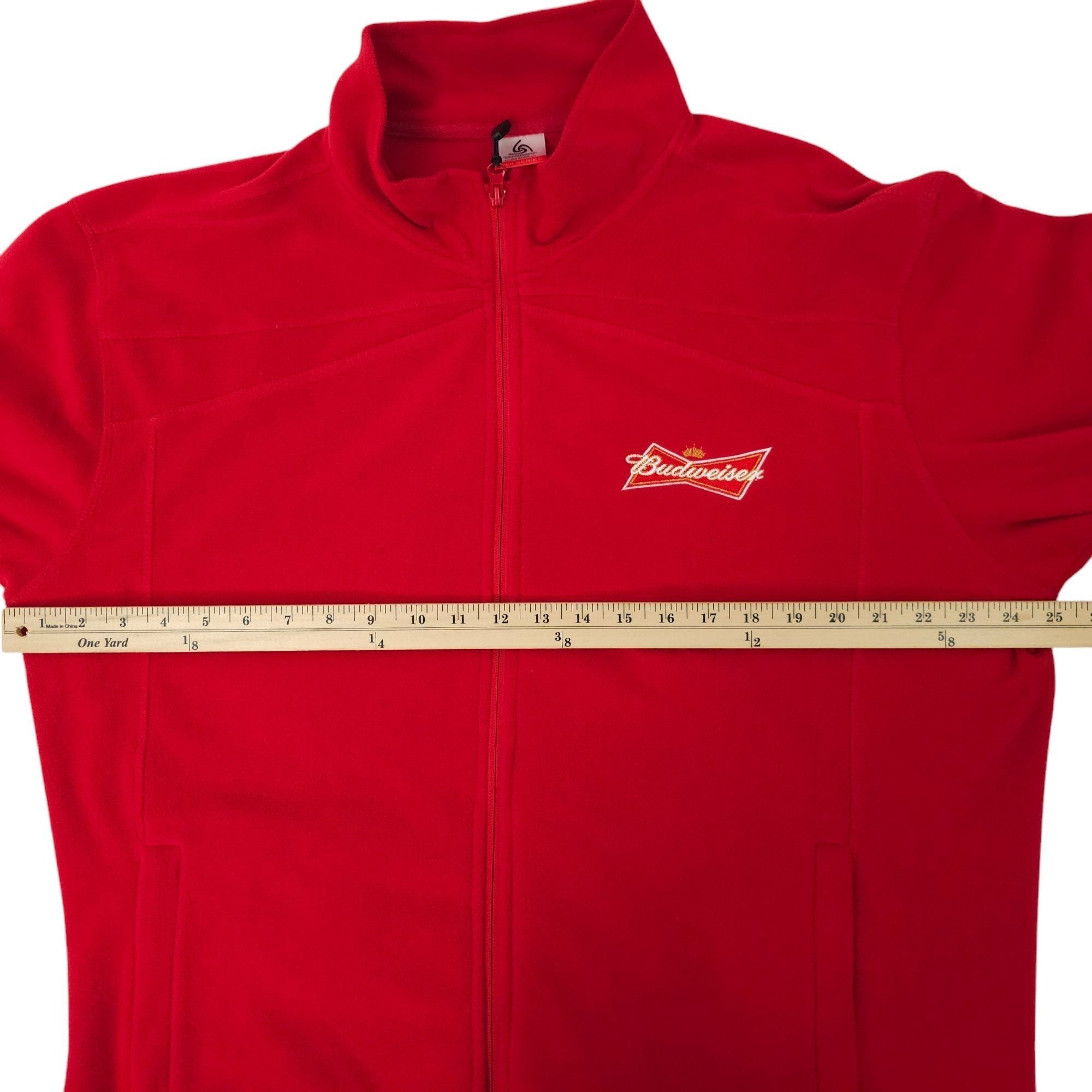 Other Budweiser Fleece Jacket Mens XL Embroidered Logo Full Zip Size US XL / EU 56 / 4 - 4 Thumbnail