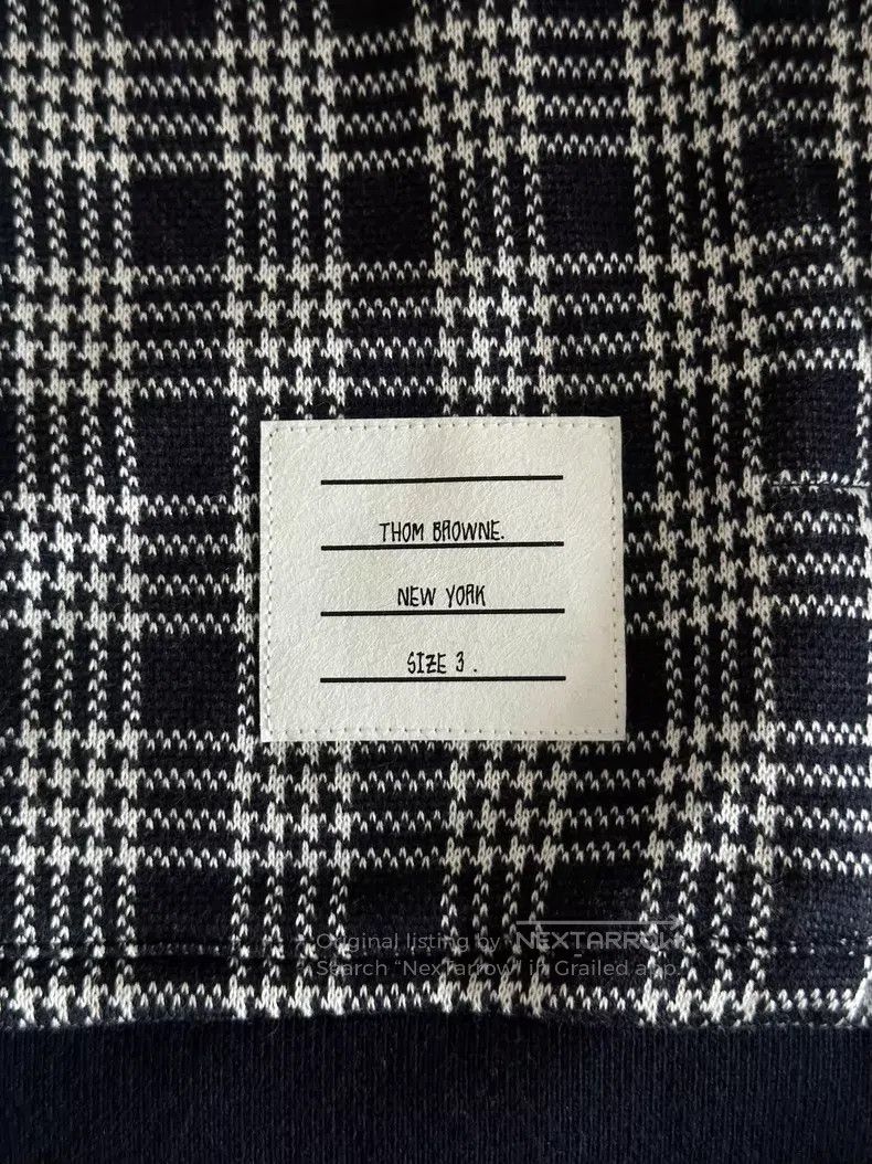 Thom Browne Thom Browne Plaid Zip-Up Hoodie Size US L / EU 52-54 / 3 - 5 Thumbnail