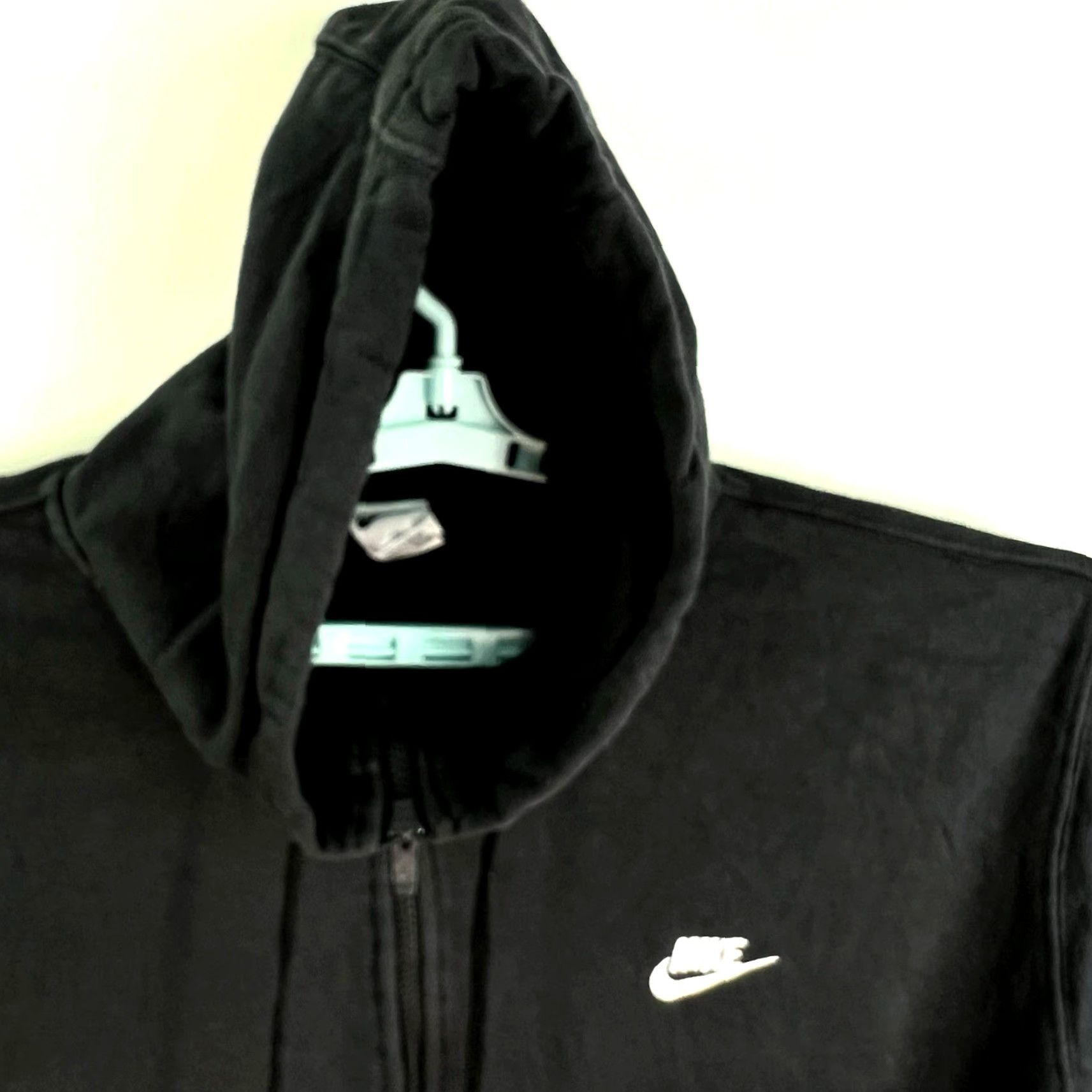 Nike Nike Full Zip Hooded Sweatshirt Mens 2XL Black Embroidered Sportswear Size US XXL / EU 58 / 5 - 3 Thumbnail