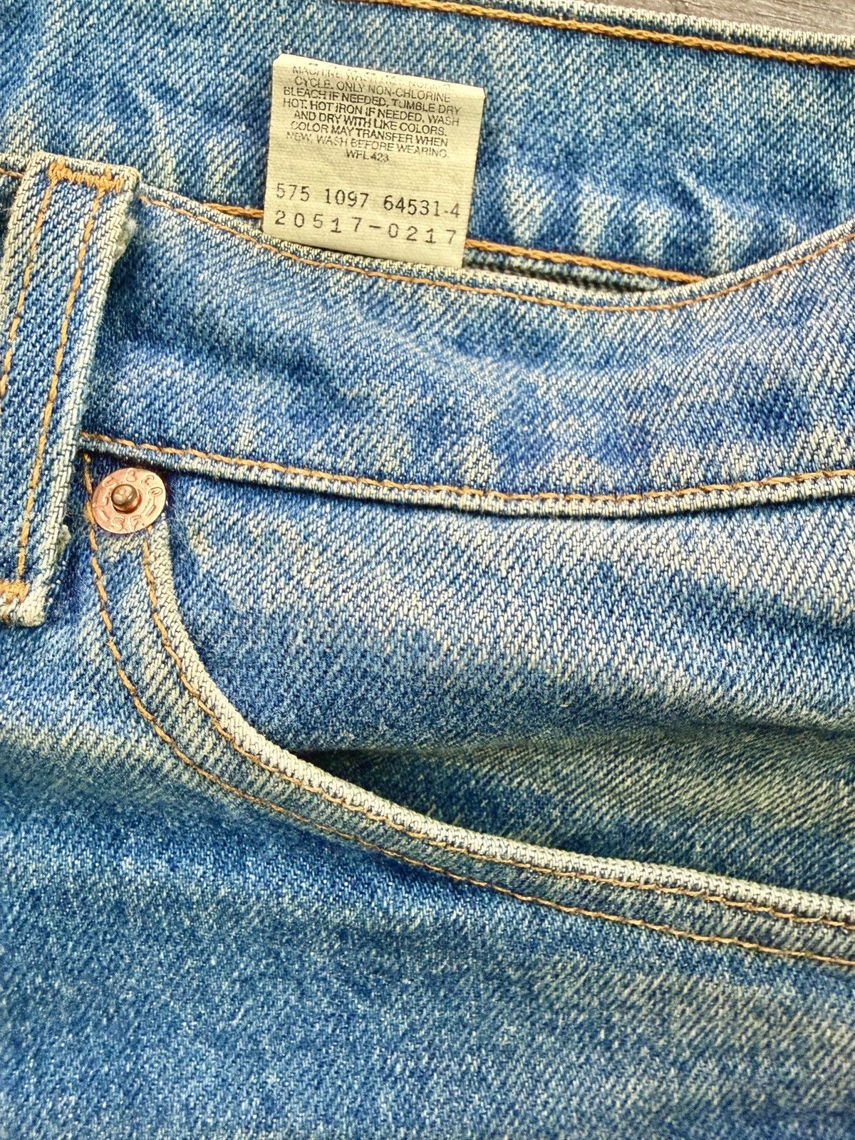 Levi's Levis 517 90s orange Single r label Very rare Size US 30 / EU 46 - 7 Thumbnail