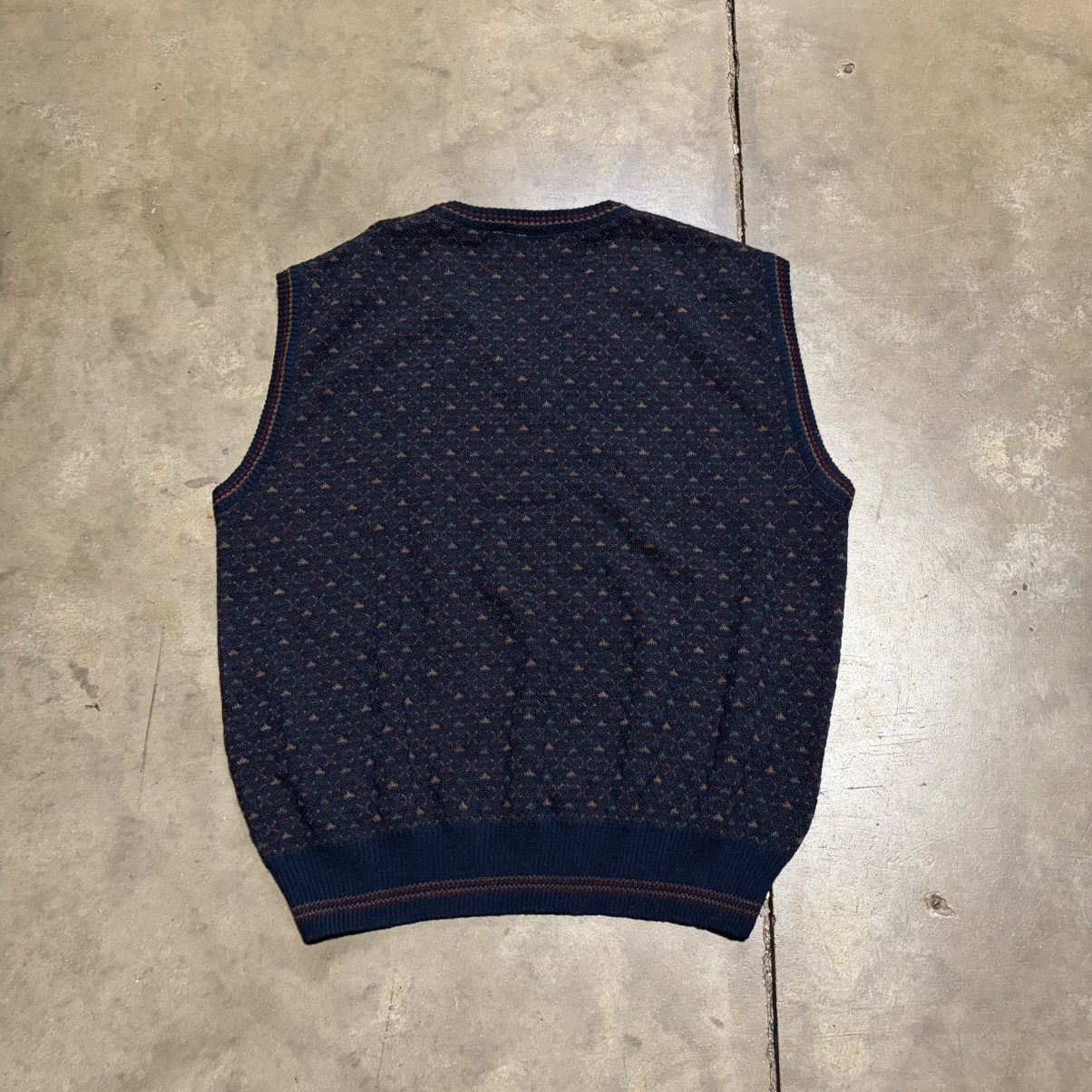 Florence Tricot Vintage Florence Tricot Wool Sweater Vest Preppy 90s Italy Size US XL / EU 56 / 4 - 8 Thumbnail