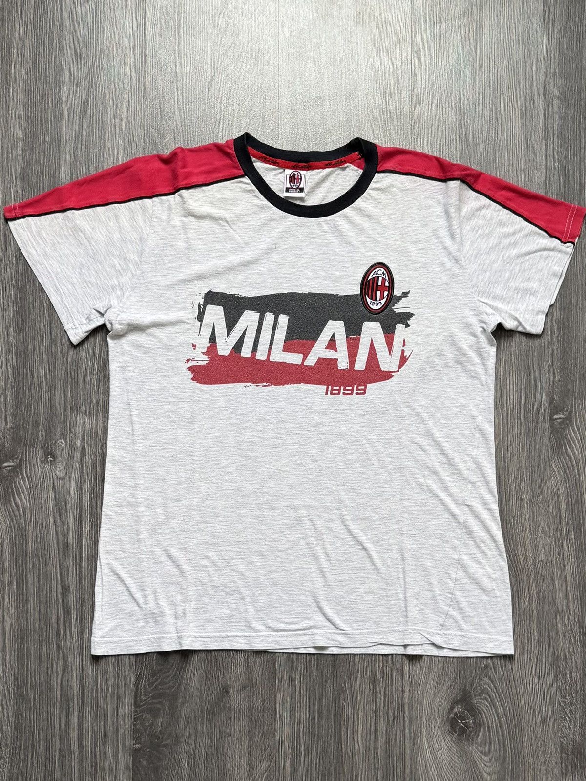 Vintage 90s Vintage Milan Fan Jersey Shirt Blokecore Size US M / EU 48-50 / 2 - 1 Thumbnail