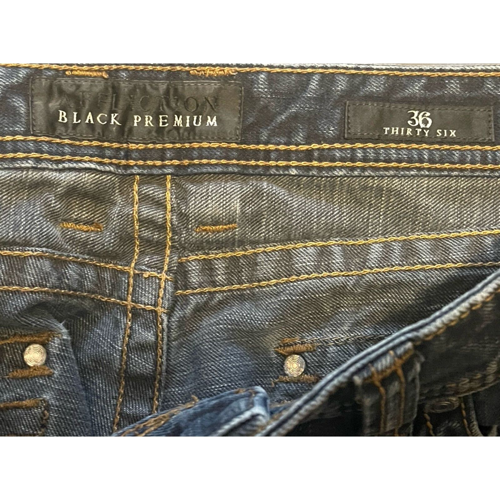 Affliction VINTAGE Affliction Men’s Denim Jeans Bed Style Relaxed Straight Size 36X32 Distressed 90s Biker Rock Size US 36 / EU 52 - 5 Thumbnail