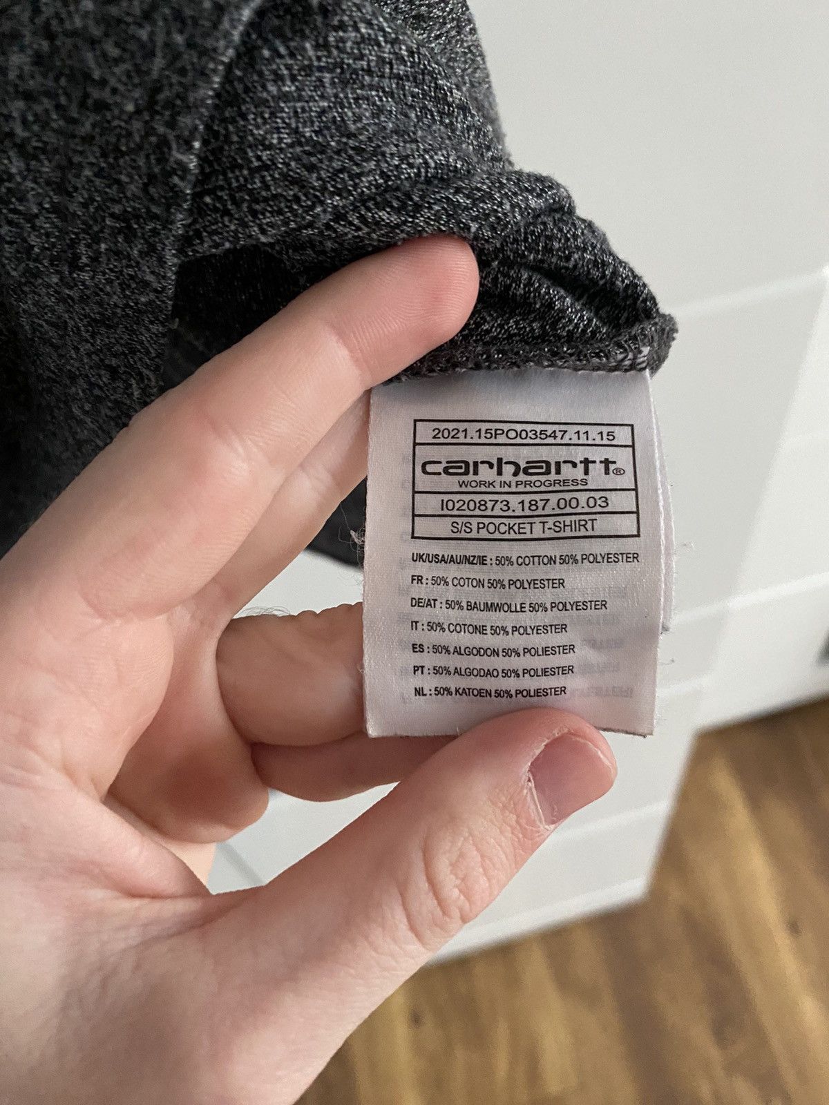 Carhartt × Carhartt Wip Carhartt T-Shirt Base Logo Y2K,USA,WORKWEAR Size US S / EU 44-46 / 1 - 4 Thumbnail