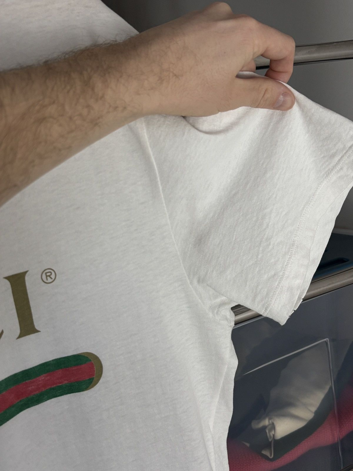 Gucci Gucci Classic Logo Oversized Designer Tee Box Vintage Rocky Size US M / EU 48-50 / 2 - 6 Thumbnail