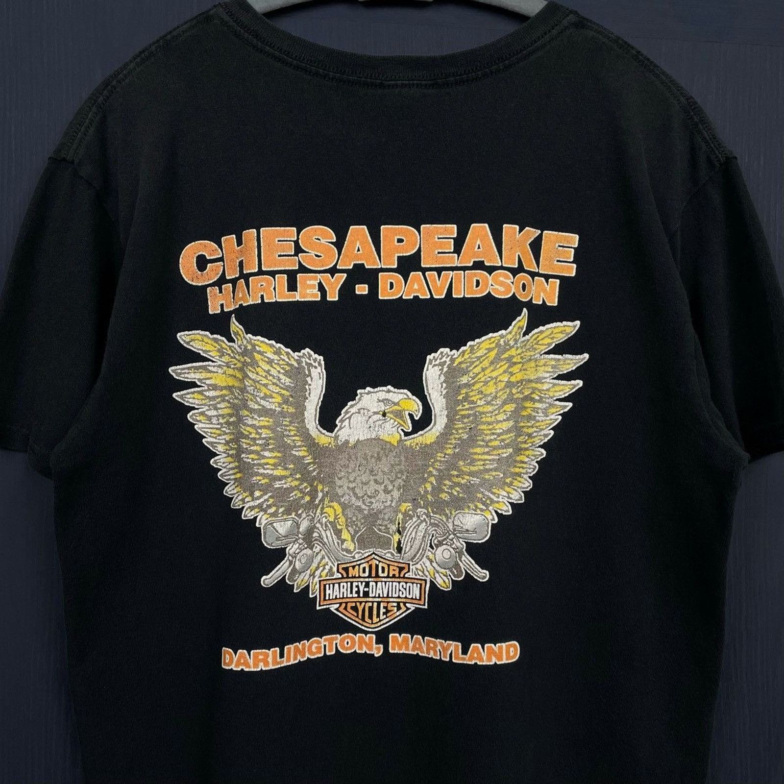 Anvil × Harley Davidson × Japanese Brand 🇺🇸HARLEY-D Chesapeake, MD Eagle T Size US M / EU 48-50 / 2 - 2 Thumbnail