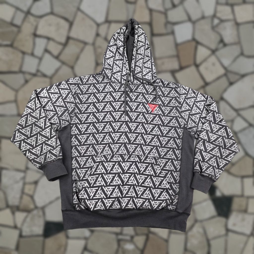 Hypland VINTAGE Hypland Hoodie Mens L Gray Black All Over Print AOP Hypebeast Sweatshirt Size US L / EU 52-54 / 3 - 1 Thumbnail