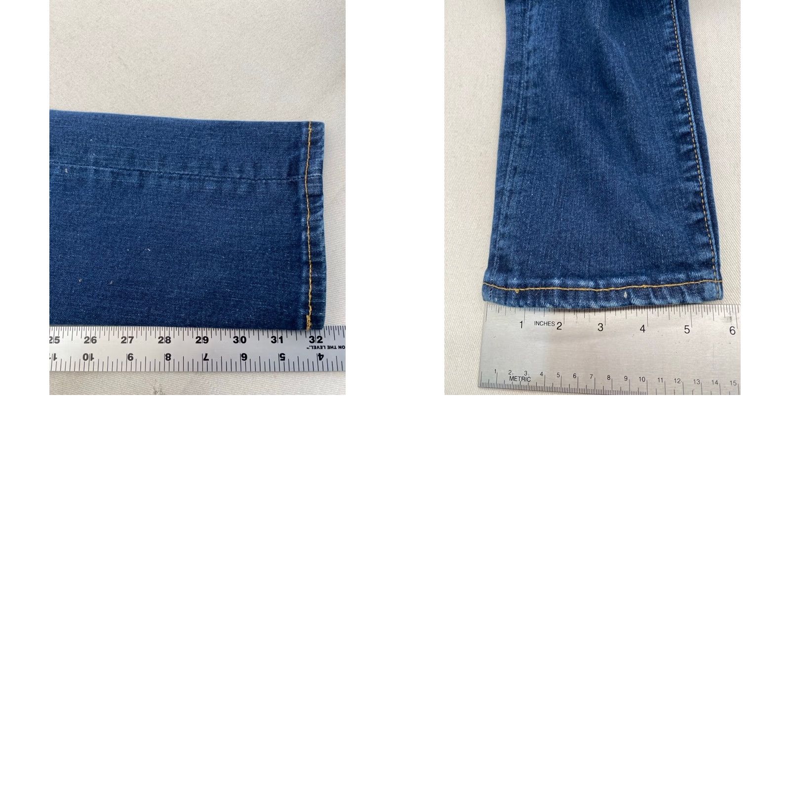 Levi's VINTAGE Levi's Premium 512 Jeans Women 31 Denim Blue Slimming 5-Pocket Mid Rise 32 Inseam 3510 Size 24" / US 00 / IT 34 - 9 Thumbnail