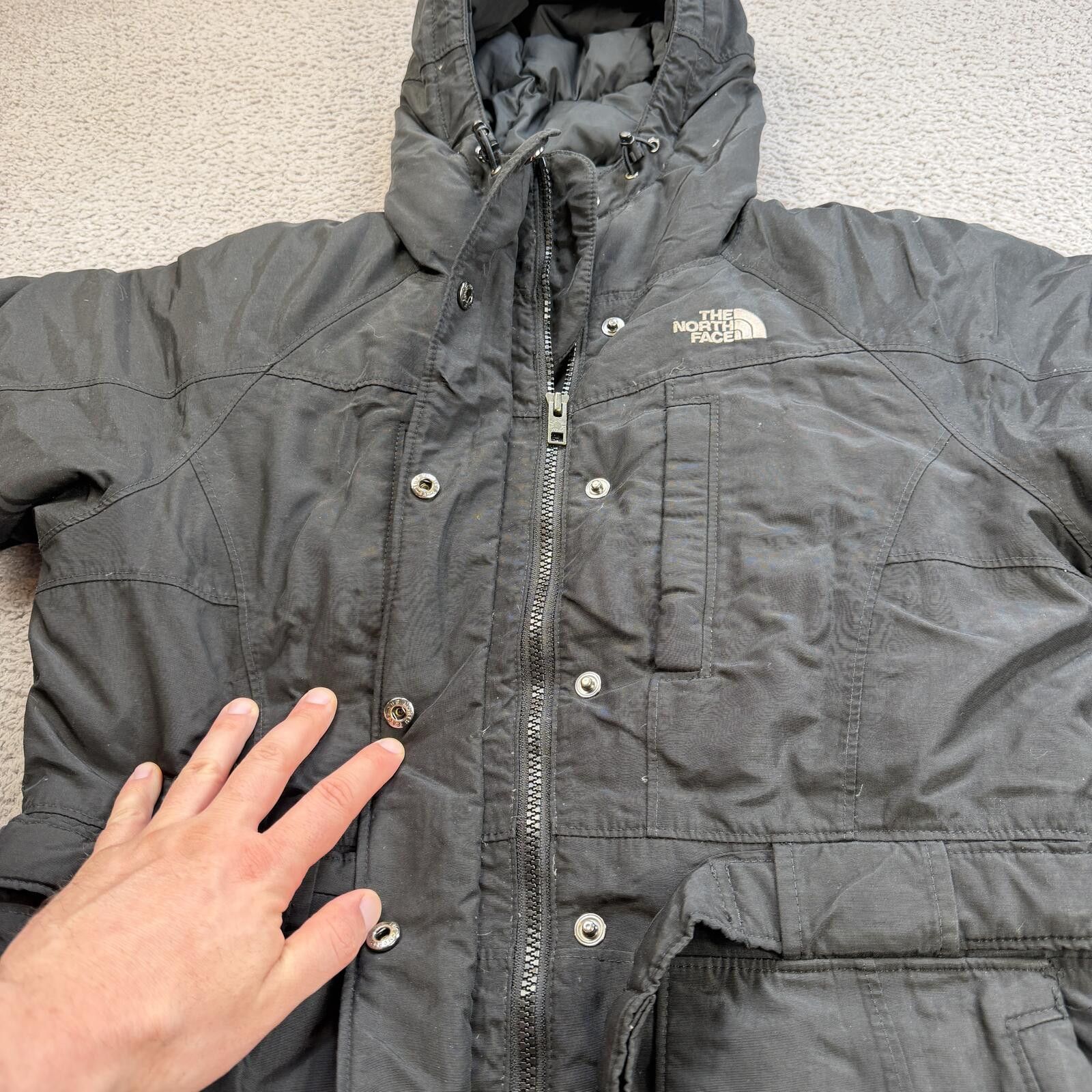 The North Face The North Face Womens Black Hooded Down Parka Jacket S Coat Size S / US 4 / IT 40 - 5 Thumbnail