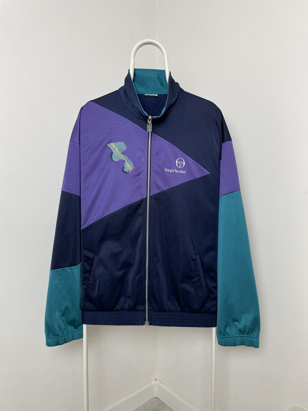 Sergio Tacchini × Vintage Light Jackets Sergio Tacchini Vintage Streetwear Size US XL / EU 56 / 4 - 1 Thumbnail