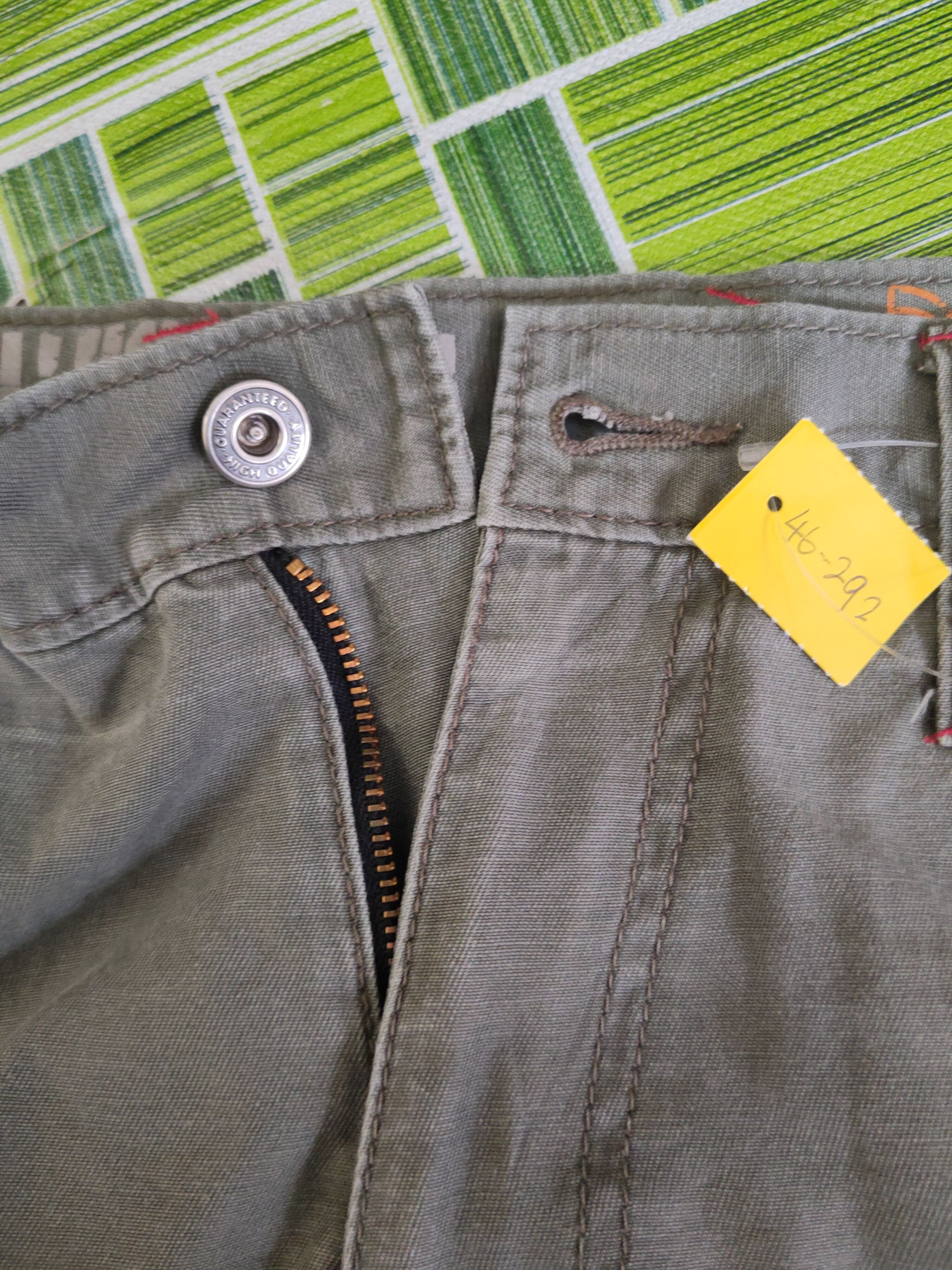 Japanese Brand DL Xebec Army Green Multipocket Cargo Pants #46-292T Size US 32 / EU 48 - 16 Thumbnail