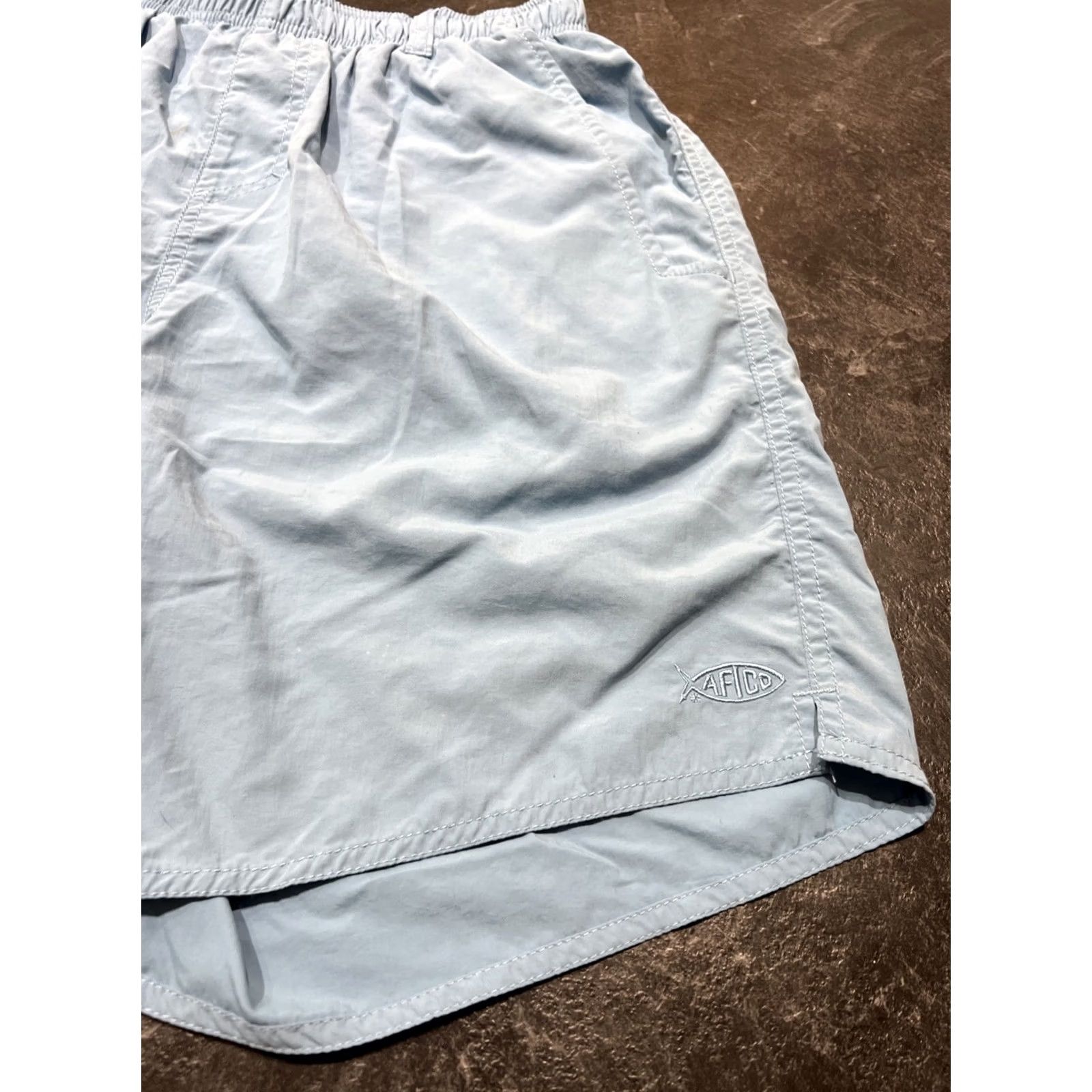 Vintage AFTCO Mens Shorts S Classic Fit 8” Inseam Cargo Nylon Blue Regular Size S Size US 29 - 2 Thumbnail