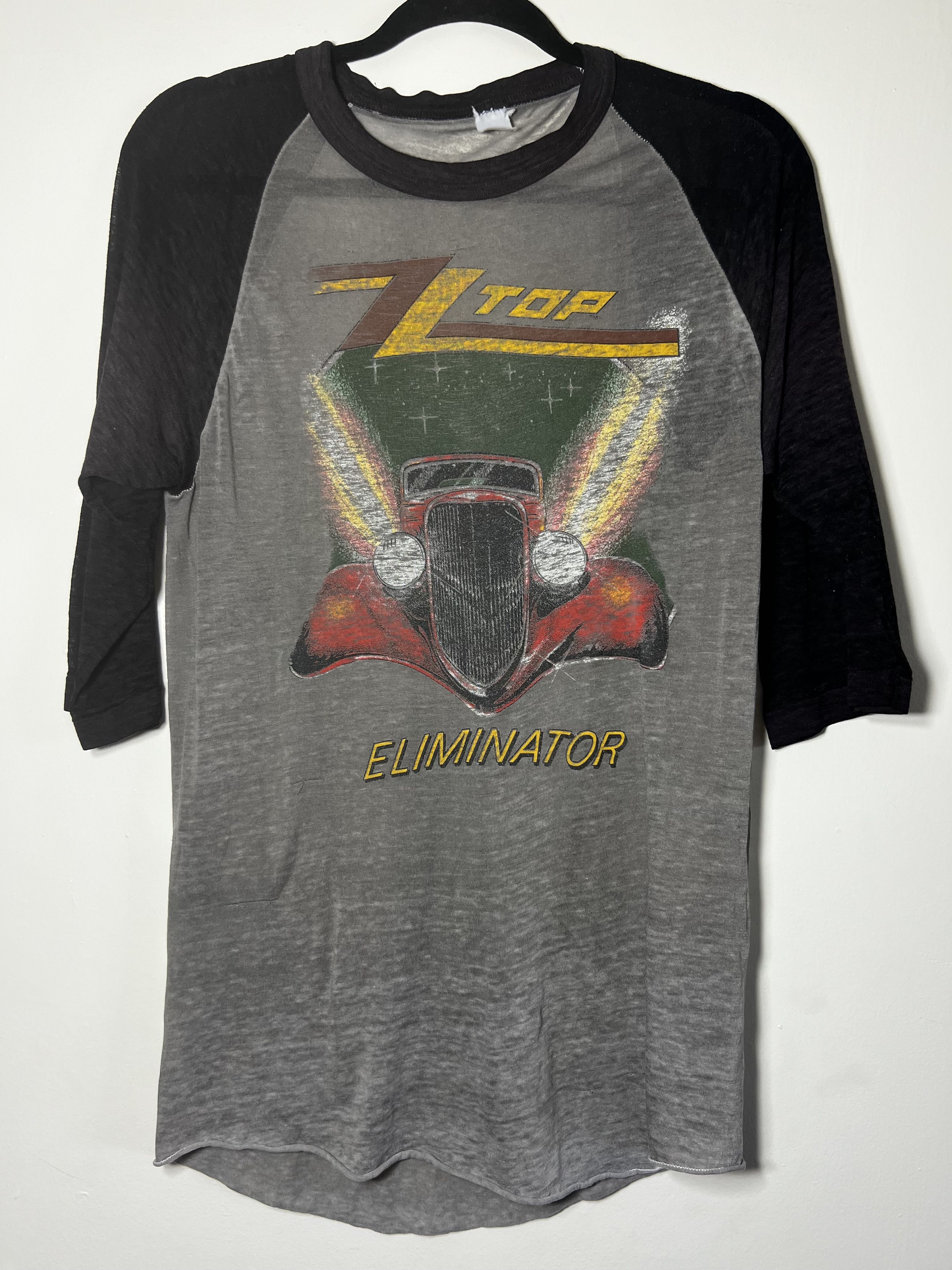 Vintage Vintage 1983 ZZ Top Eliminator Concert Tour Ragland Size US M / EU 48-50 / 2 - 1 Thumbnail