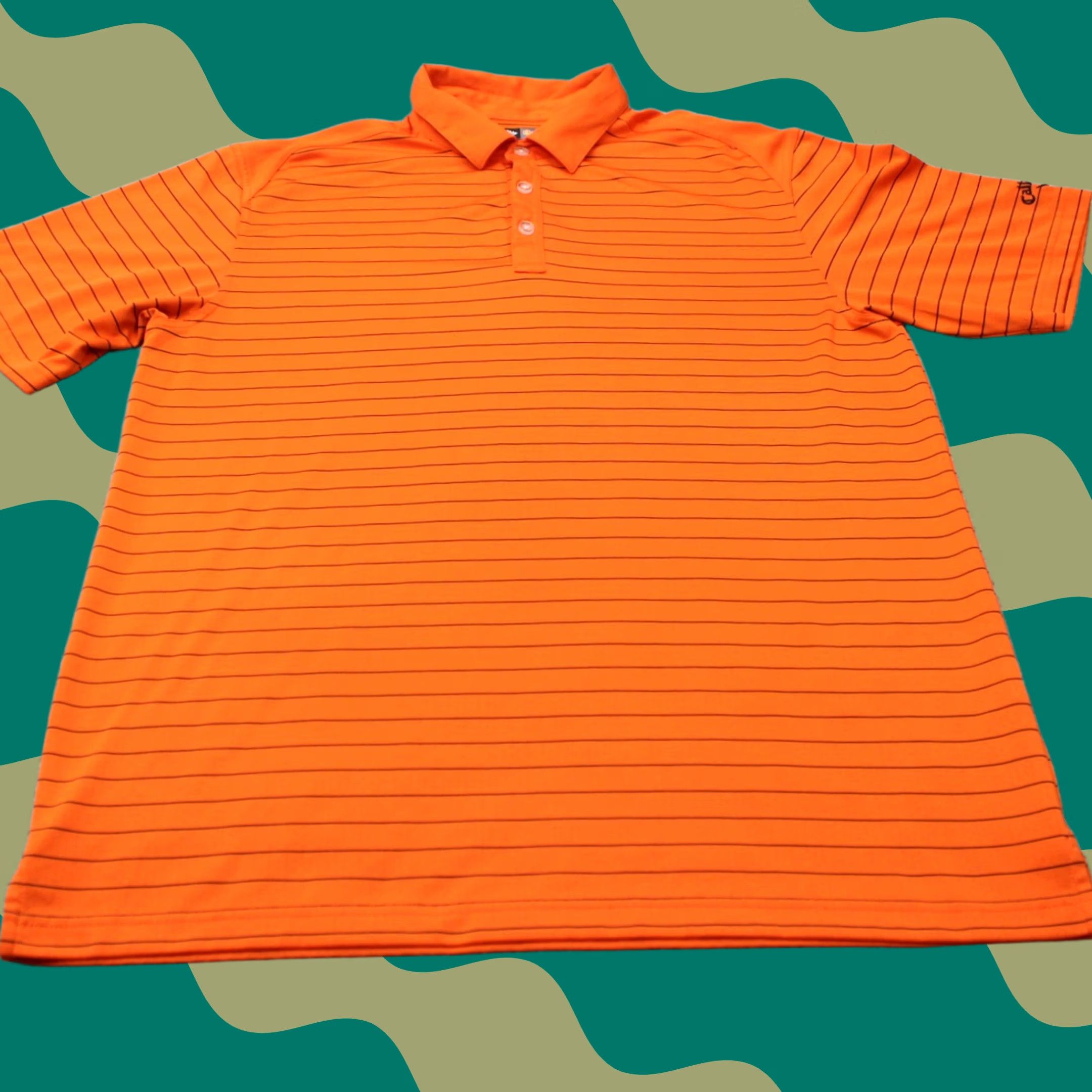Callaway Callaway Opti-Dri Polo Shirt Mens XL Orange 100% Polyester Short Sleeve Golf Shirt Polo Shirt Nike? Size US XL / EU 56 / 4 - 1 Thumbnail